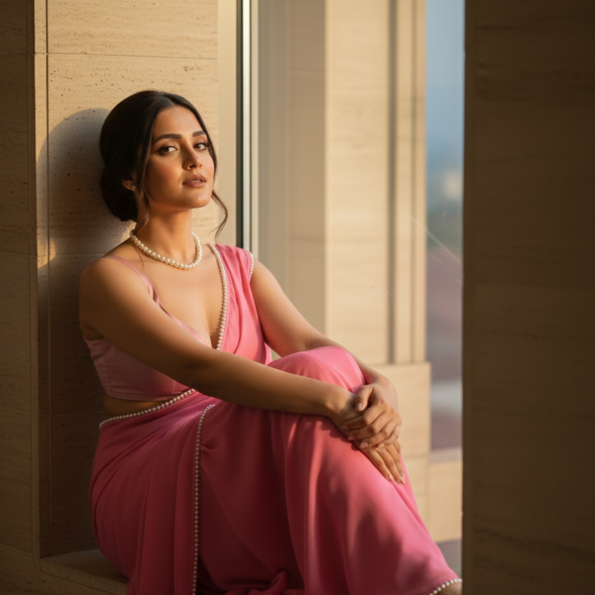 Blush Pearl After Dark Saree