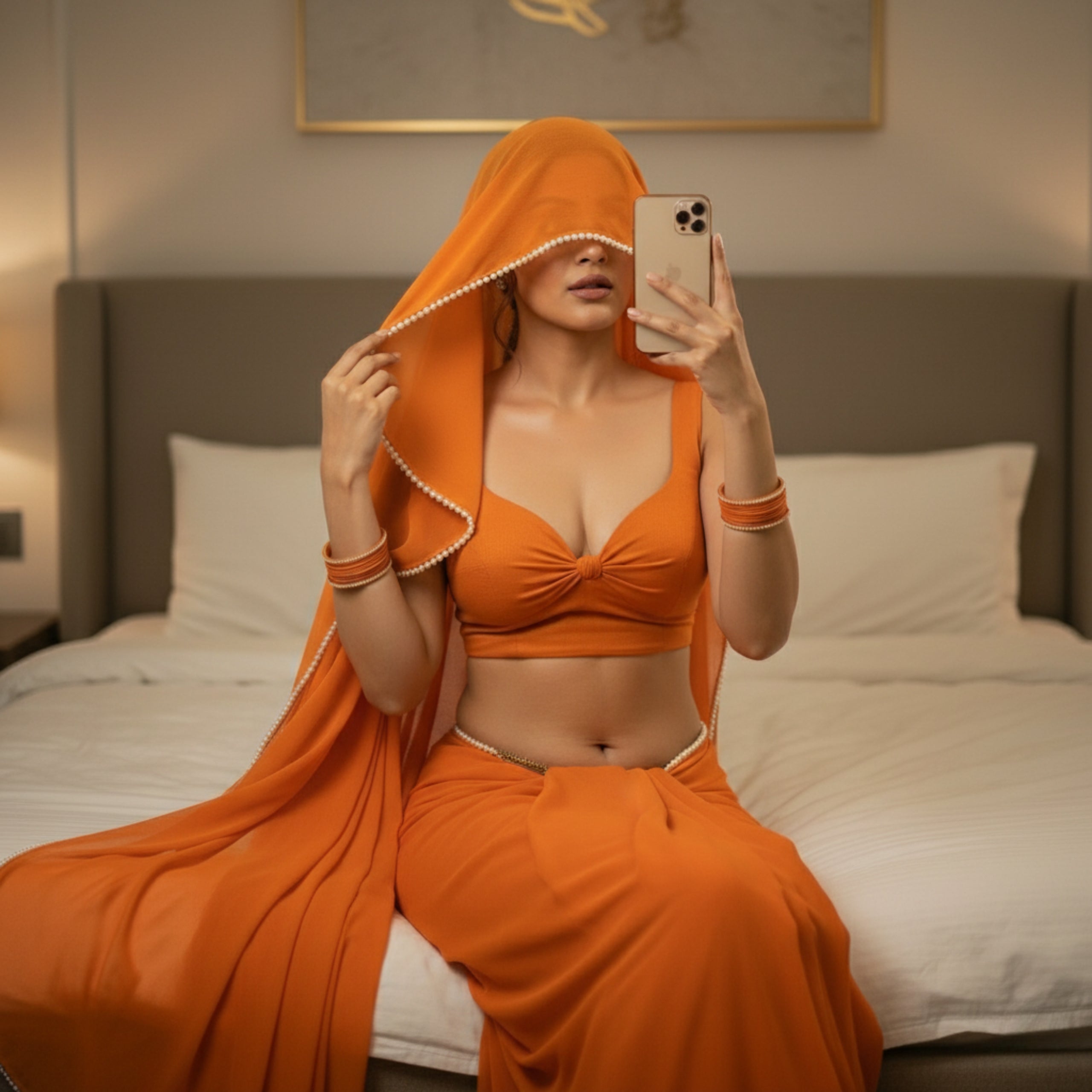 Auric Pearl After Dark Saree