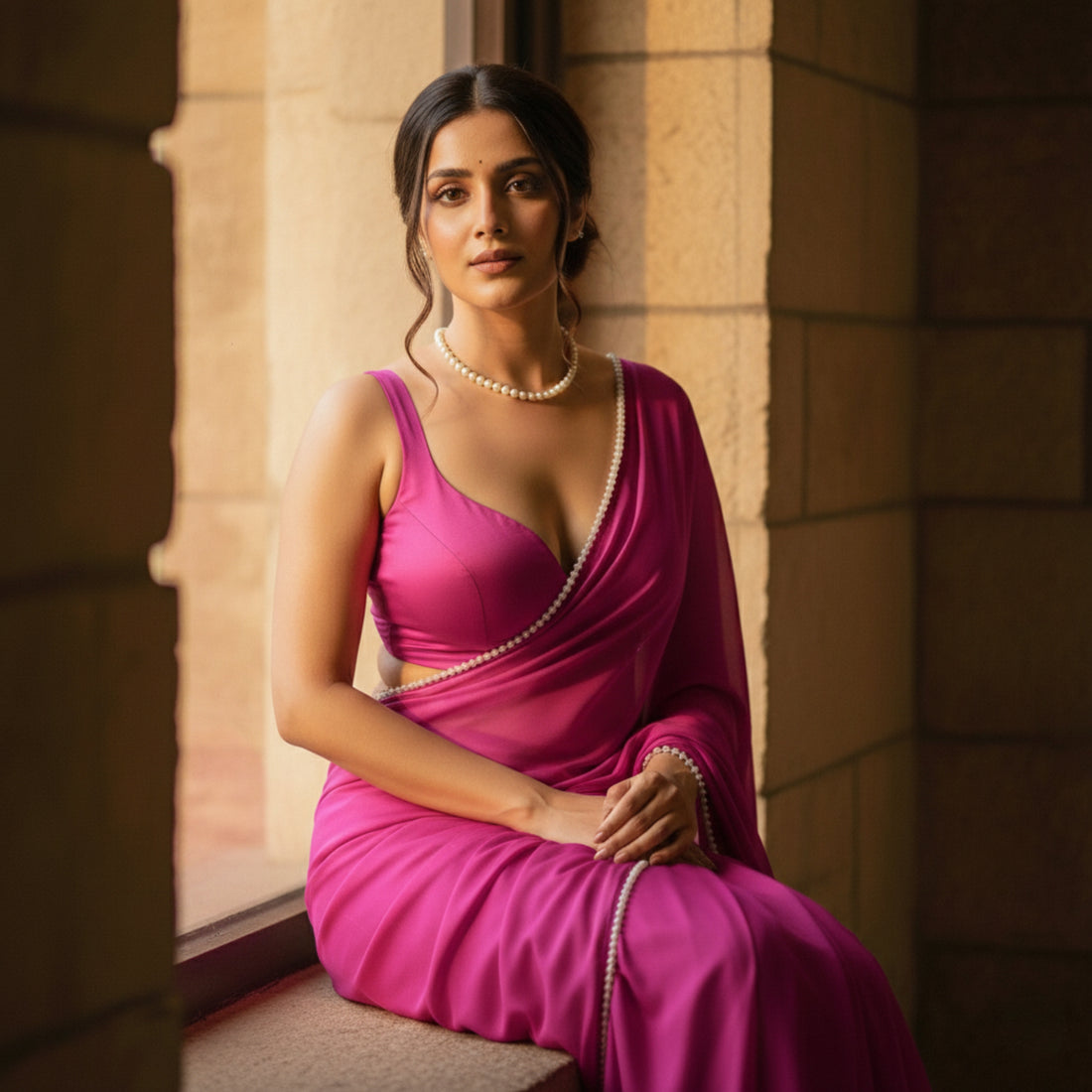 Pearl Desire After Dark Saree