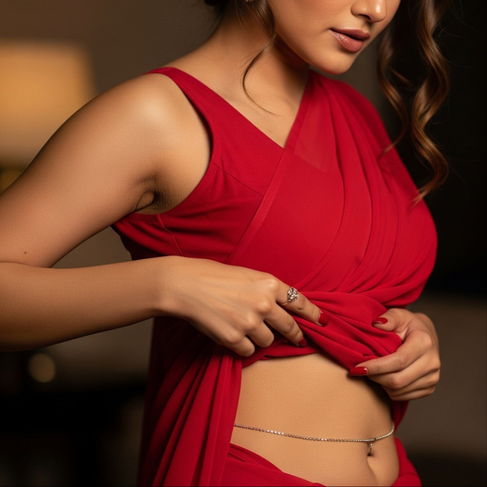 Velvet Temptation After Dark Saree
