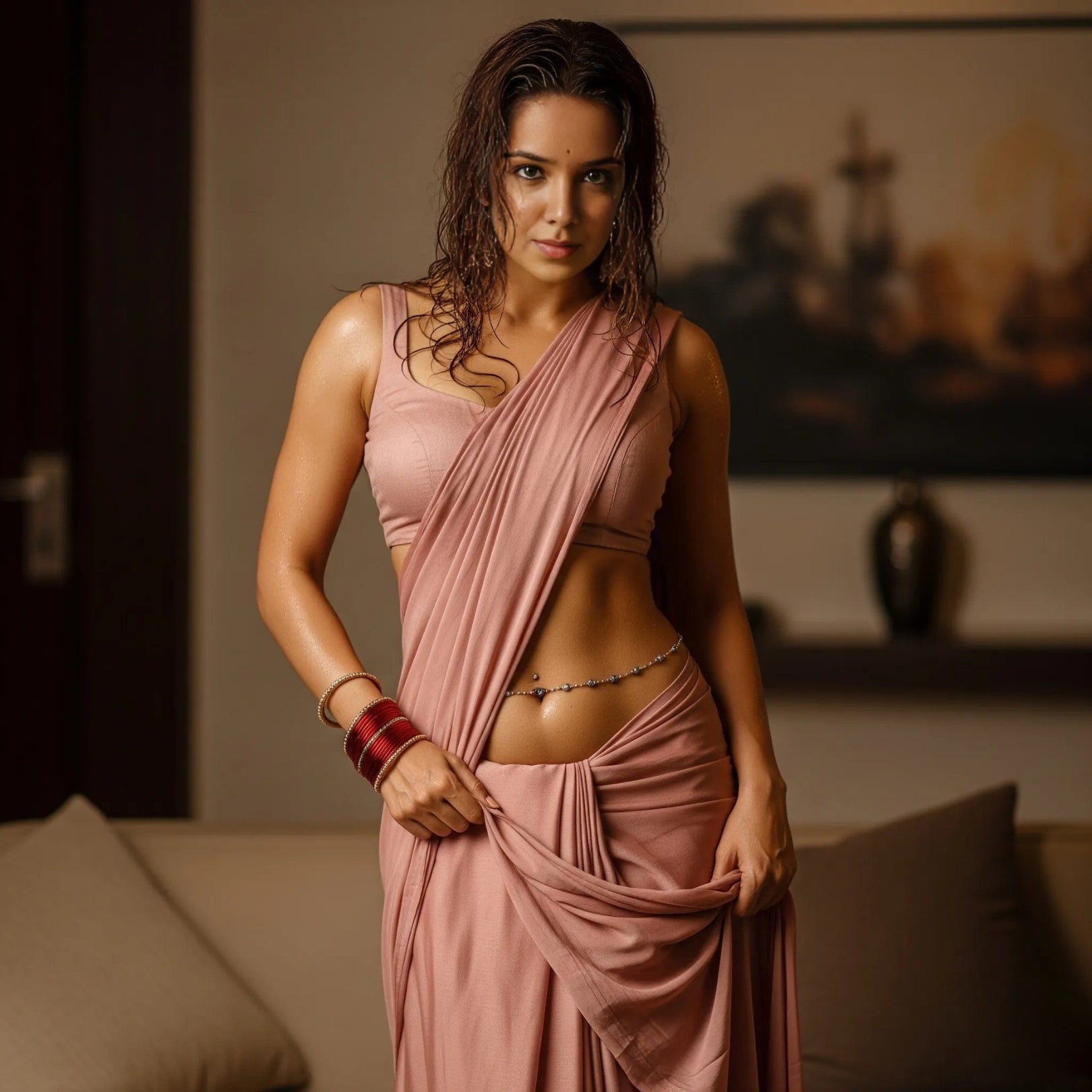 Wrapped in Desire After Dark Saree