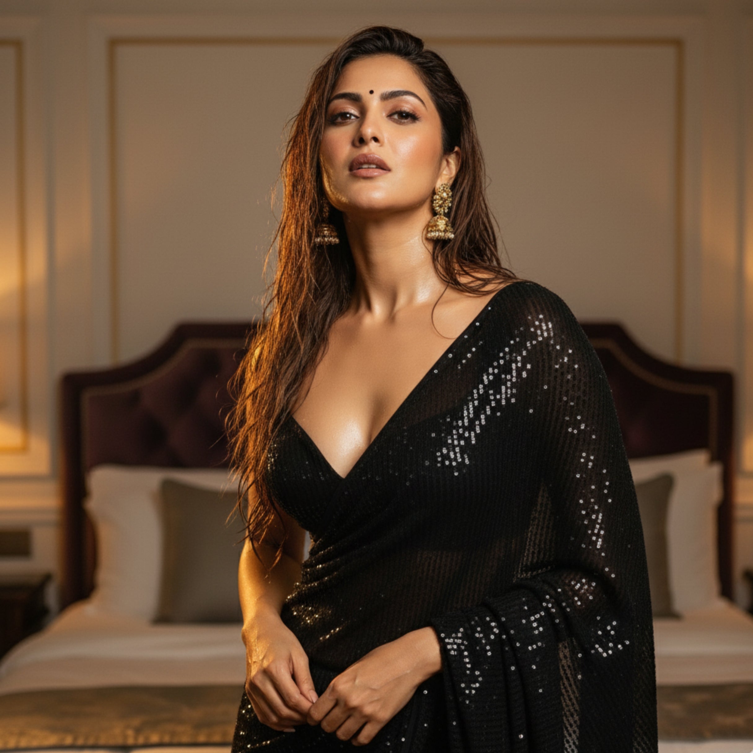 Sparkling Temptation After Dark Saree
