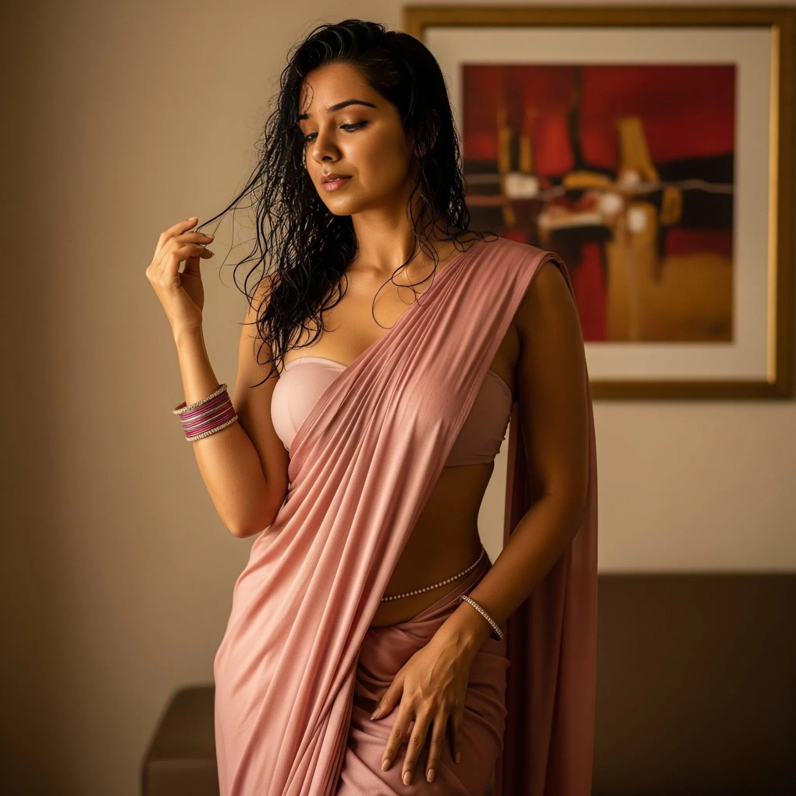 Wrapped in Desire After Dark Saree