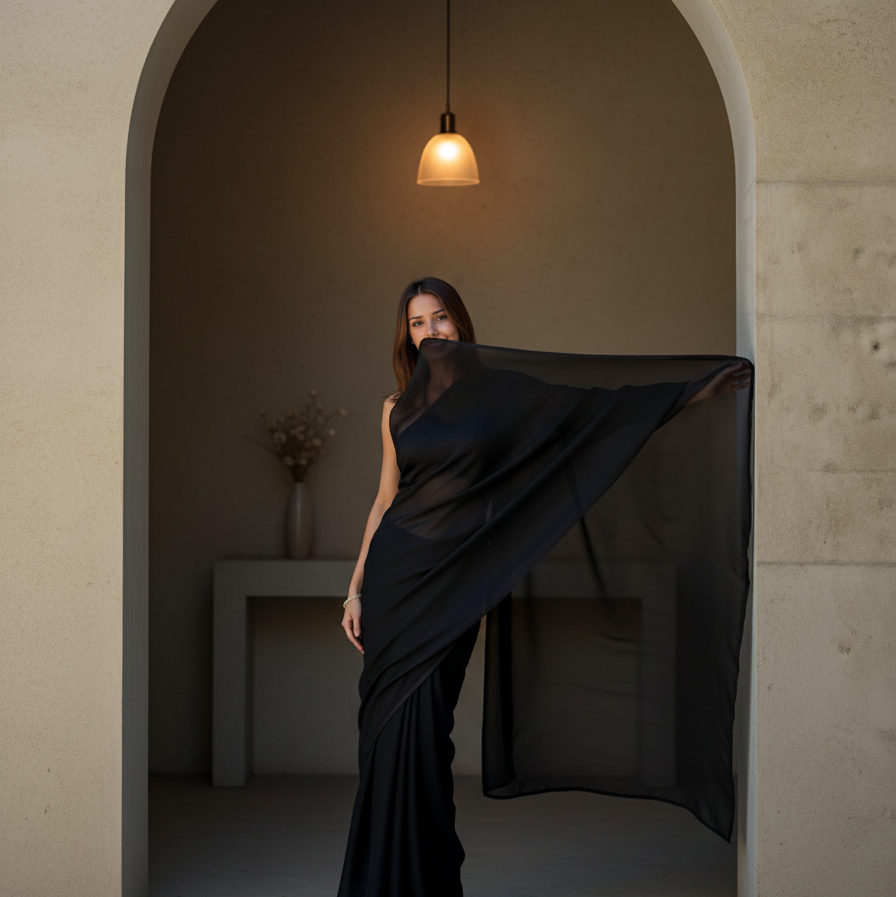 Whisper in Air Chiffon Saree