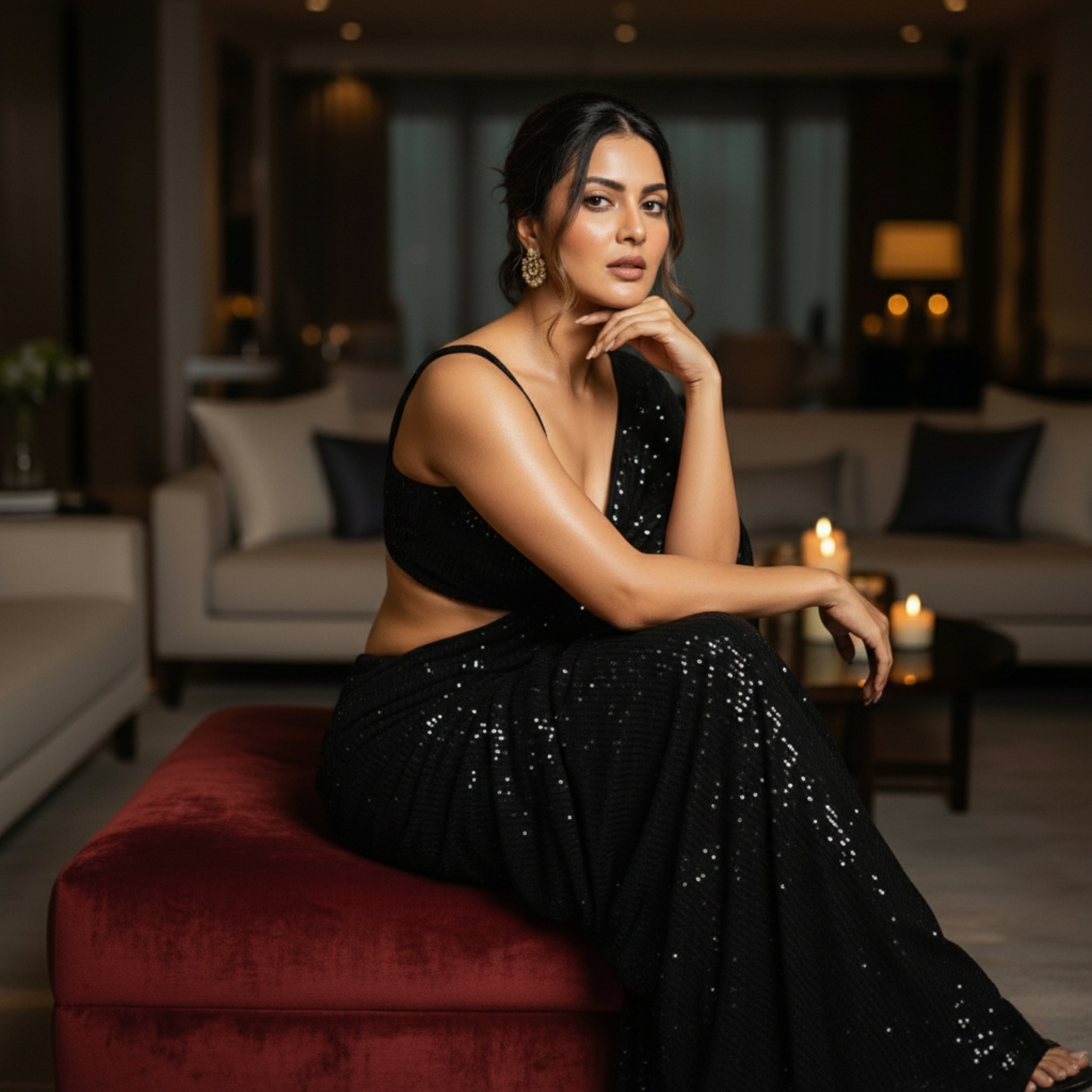 Sparkling Temptation After Dark Saree