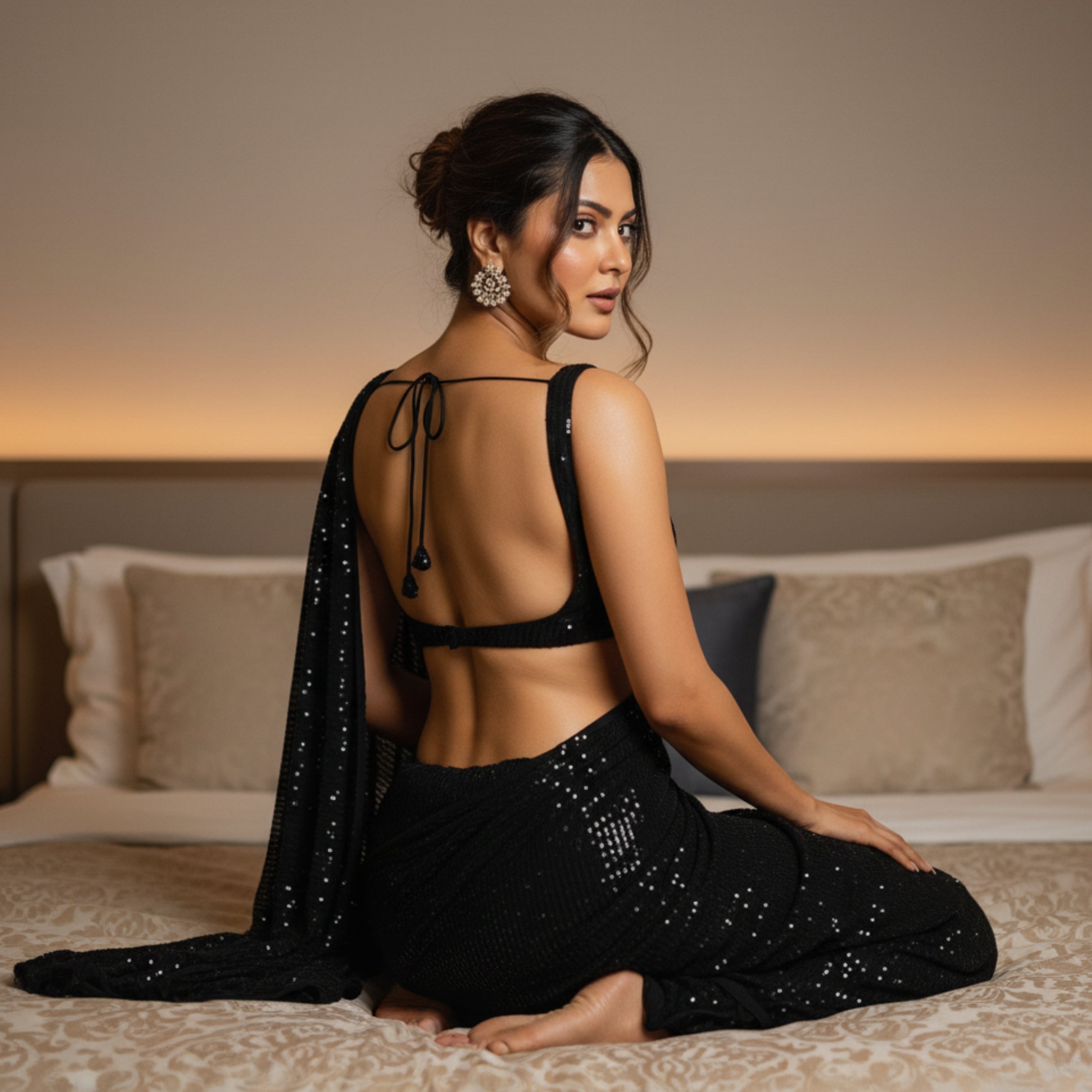 Sparkling Temptation After Dark Saree