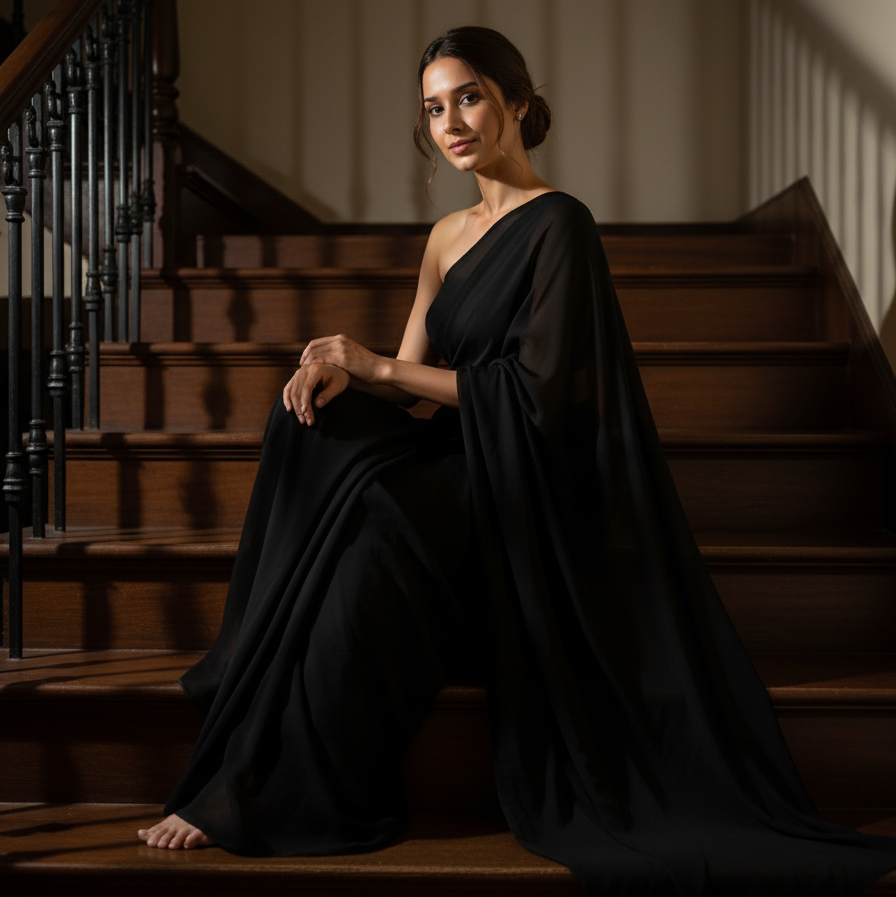 Whisper in Air Chiffon Saree