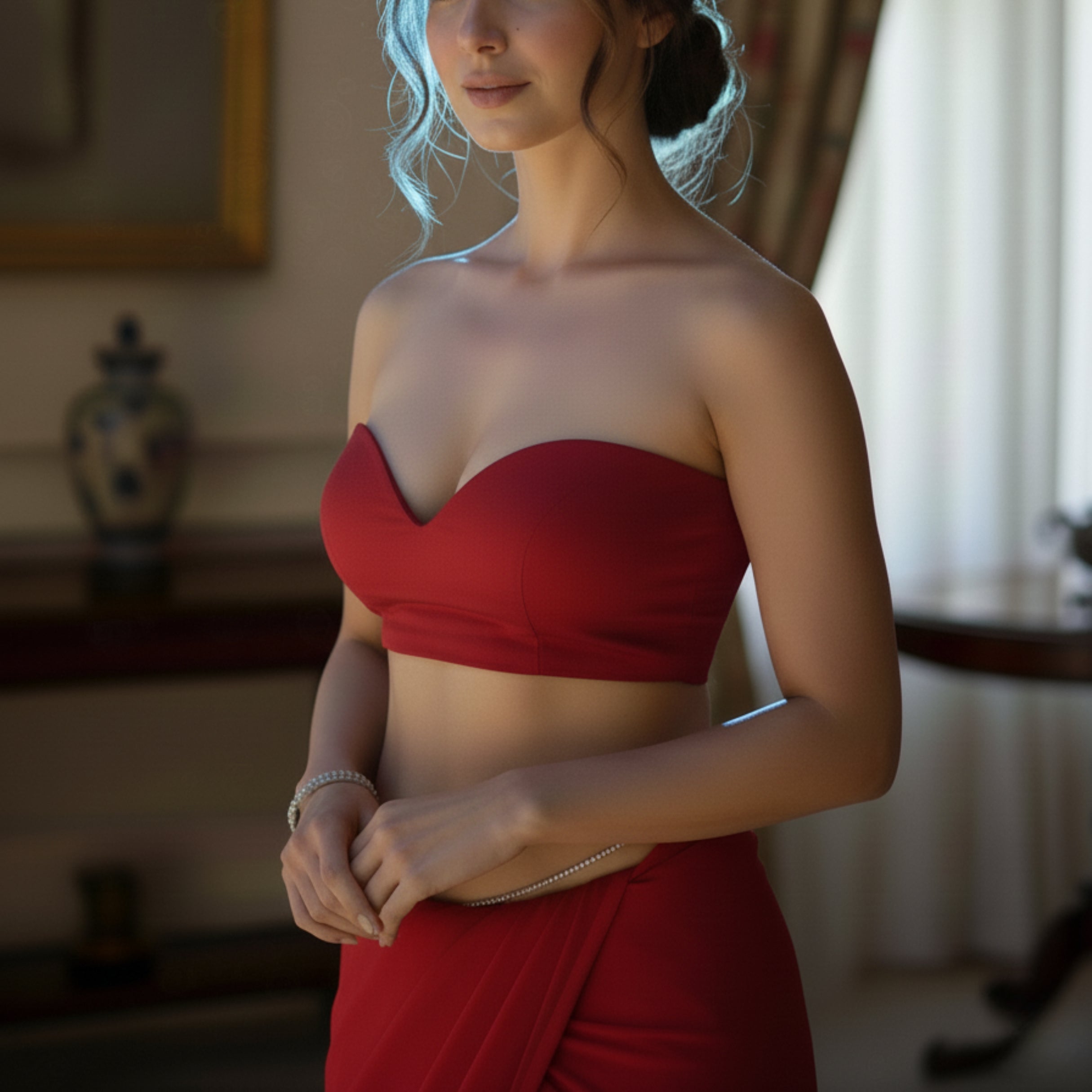 Velvet Temptation After Dark Saree