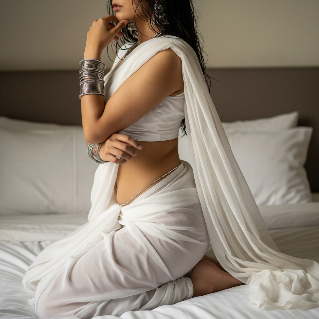 Mysterious Night After Dark Saree