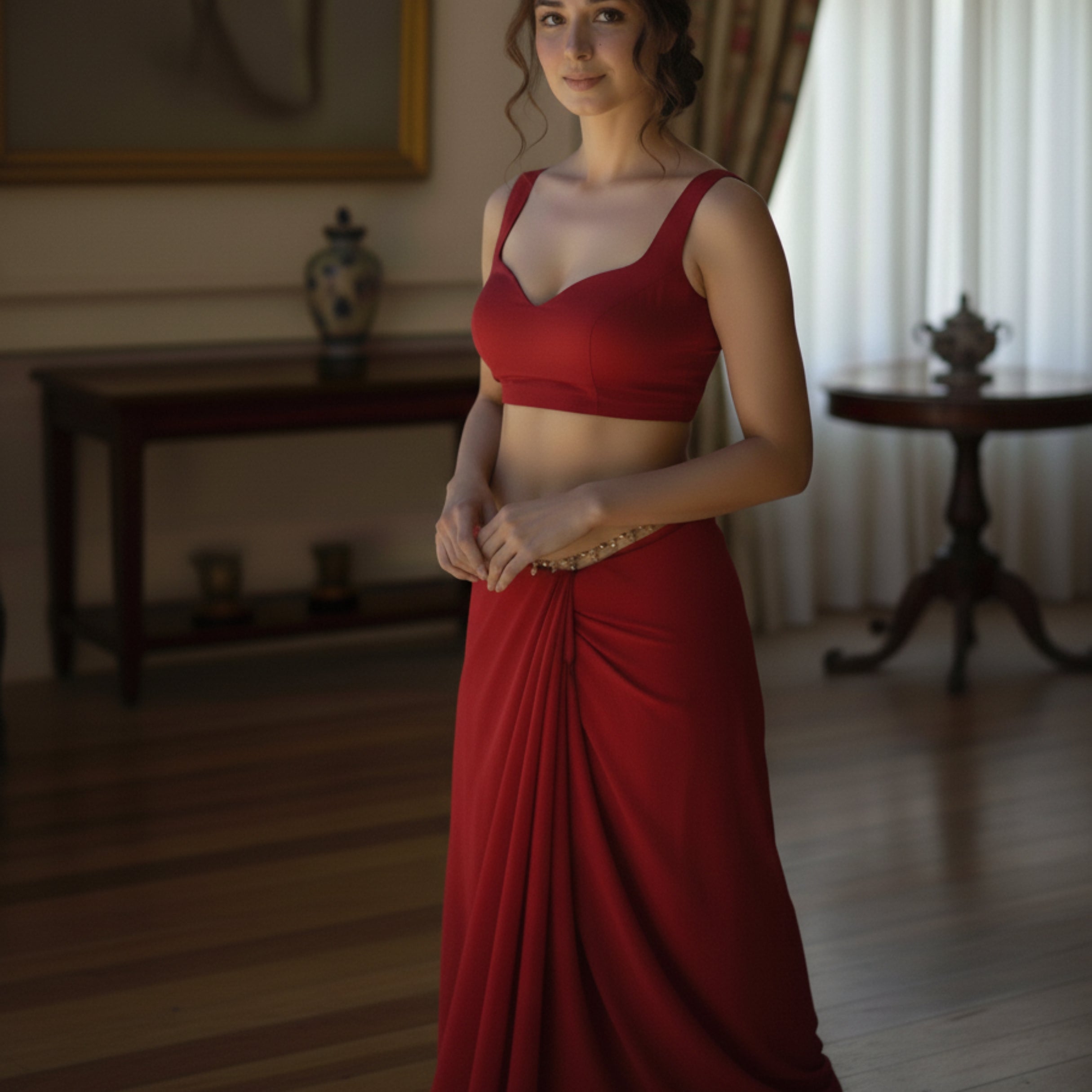 Velvet Temptation After Dark Saree