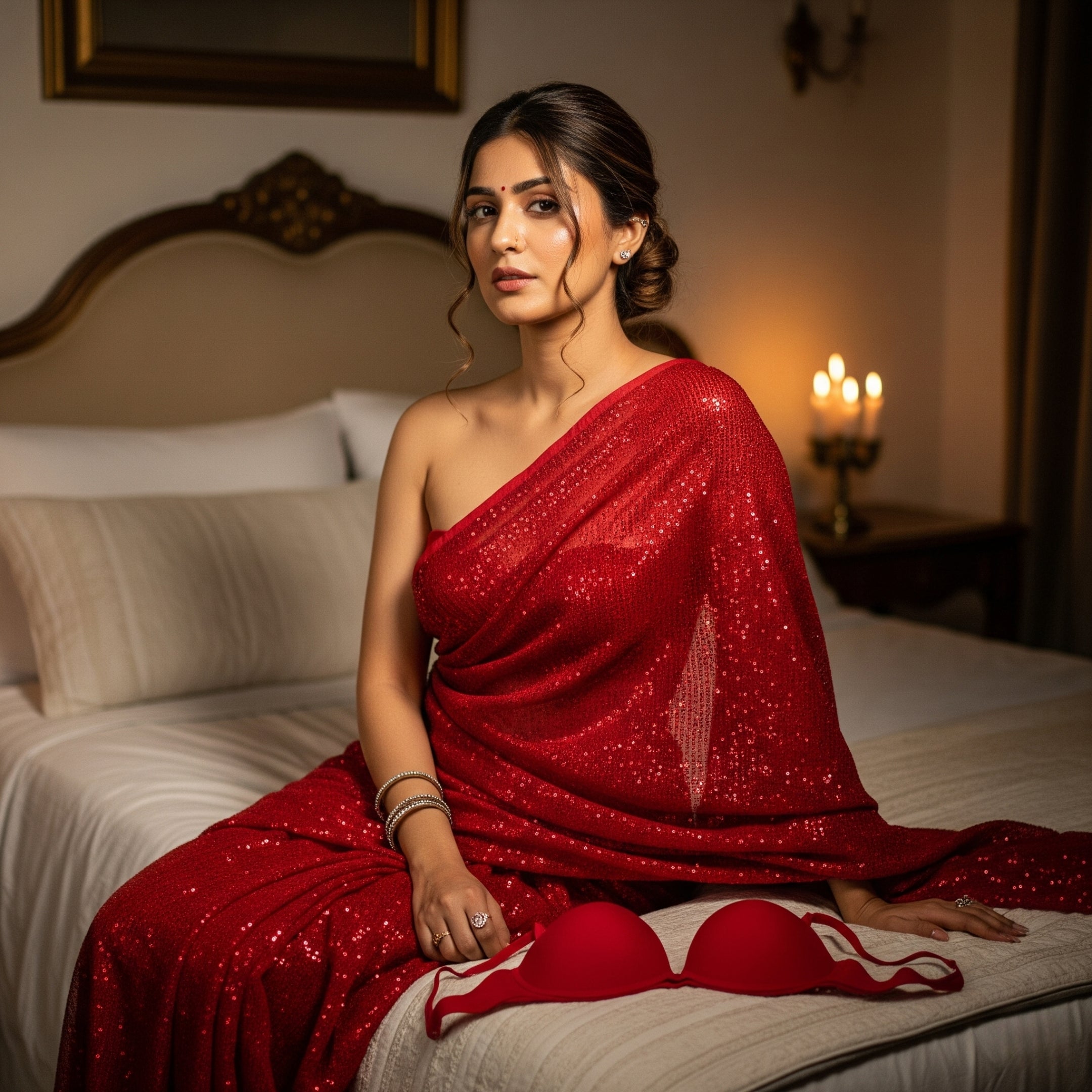 Scarlet Affair After Dark Saree