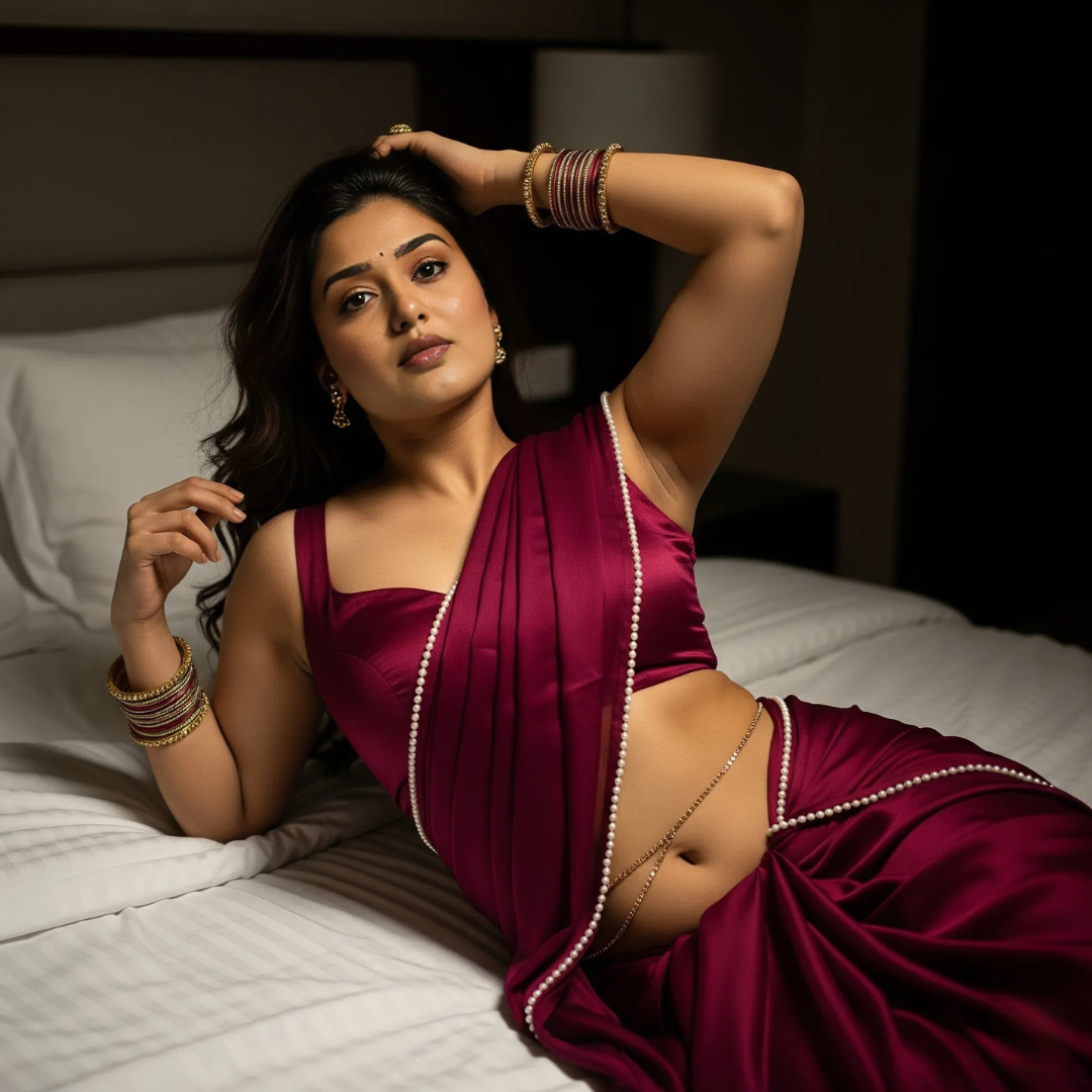 Pearled Desire Honeymoon Saree