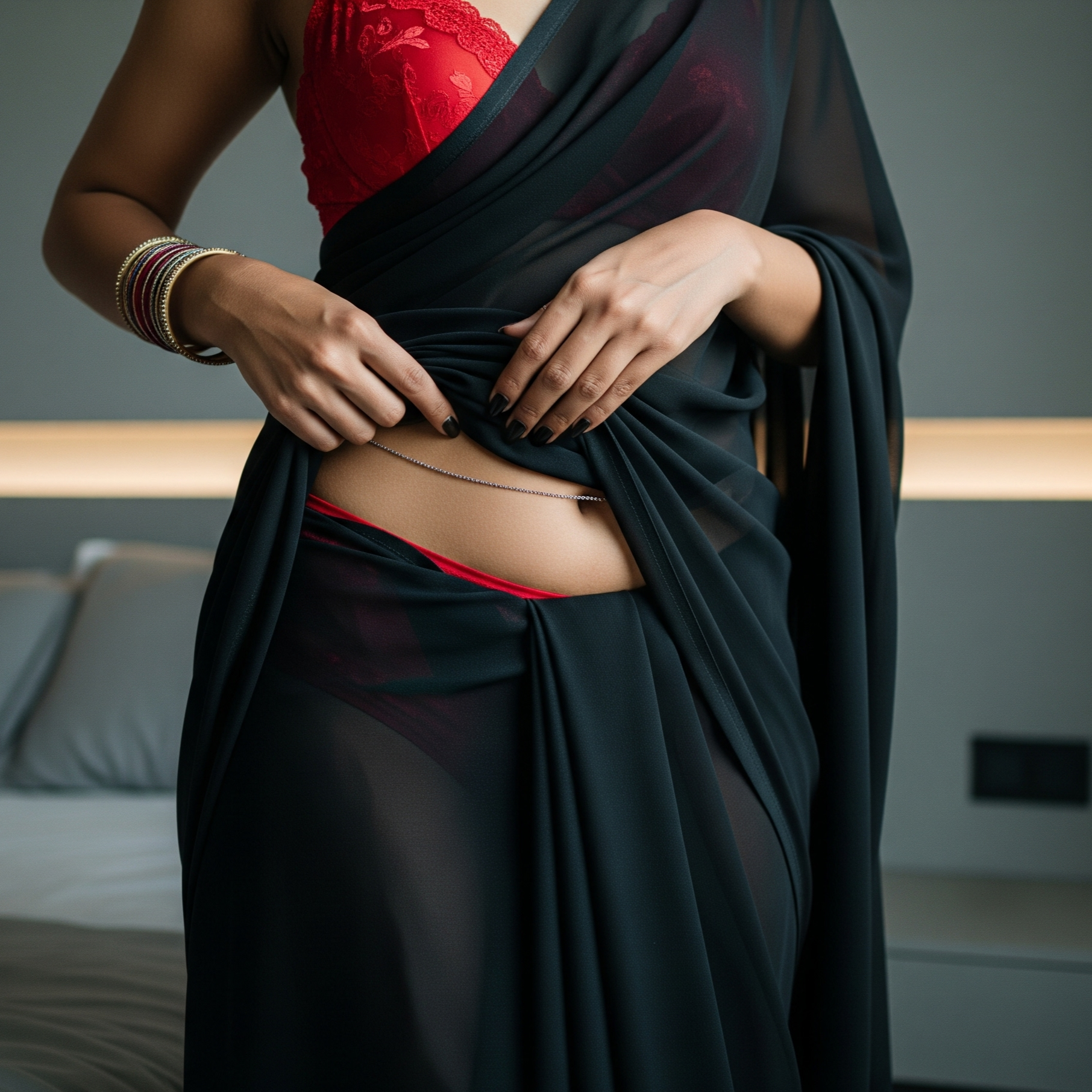 Stardust Seduction After Dark Saree