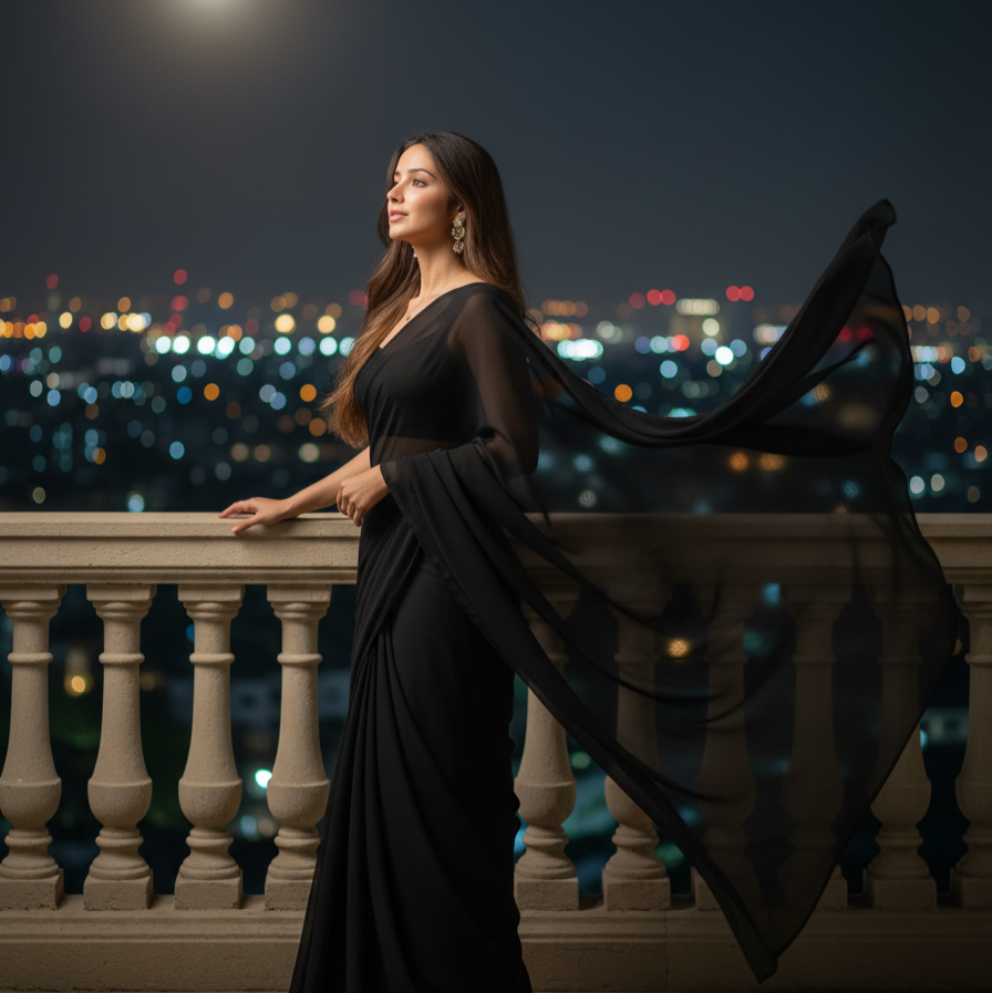 Whisper in Air Chiffon Saree