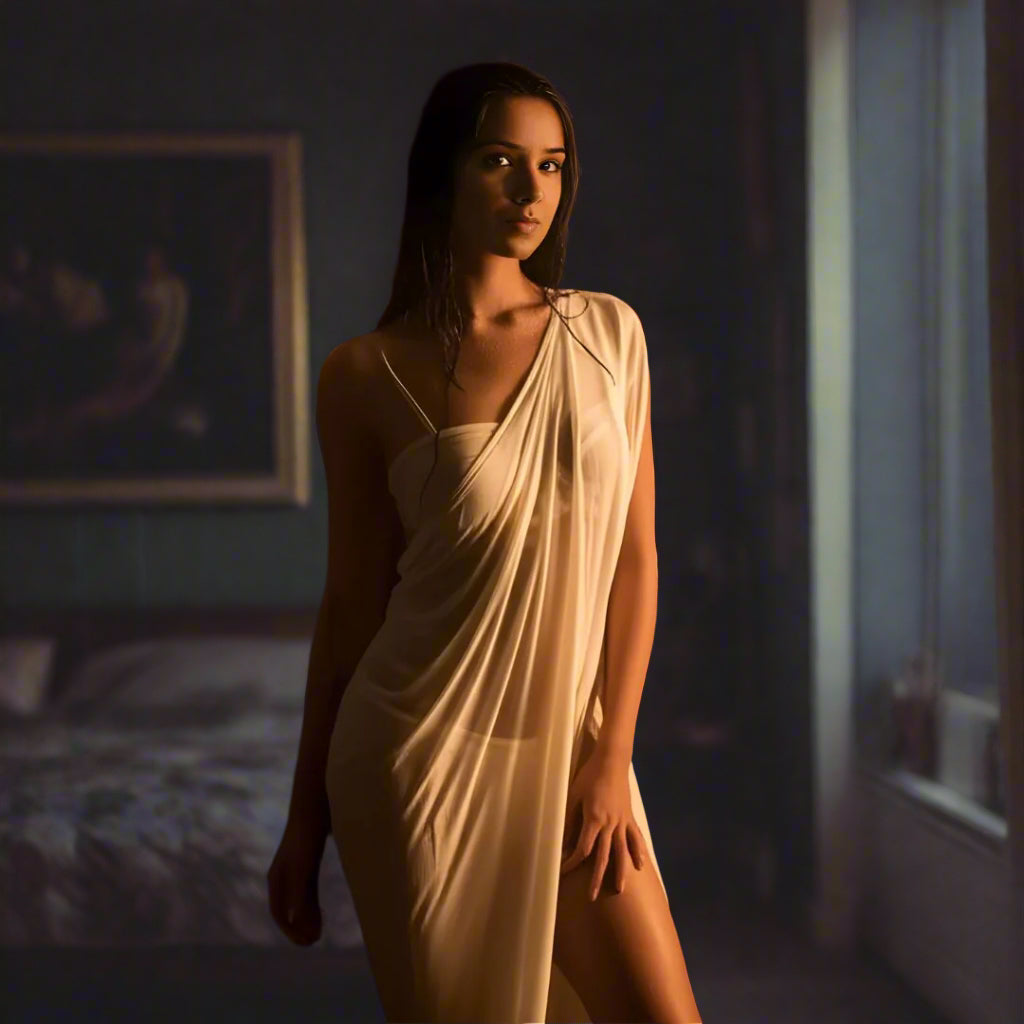 Mysterious Night After Dark Saree