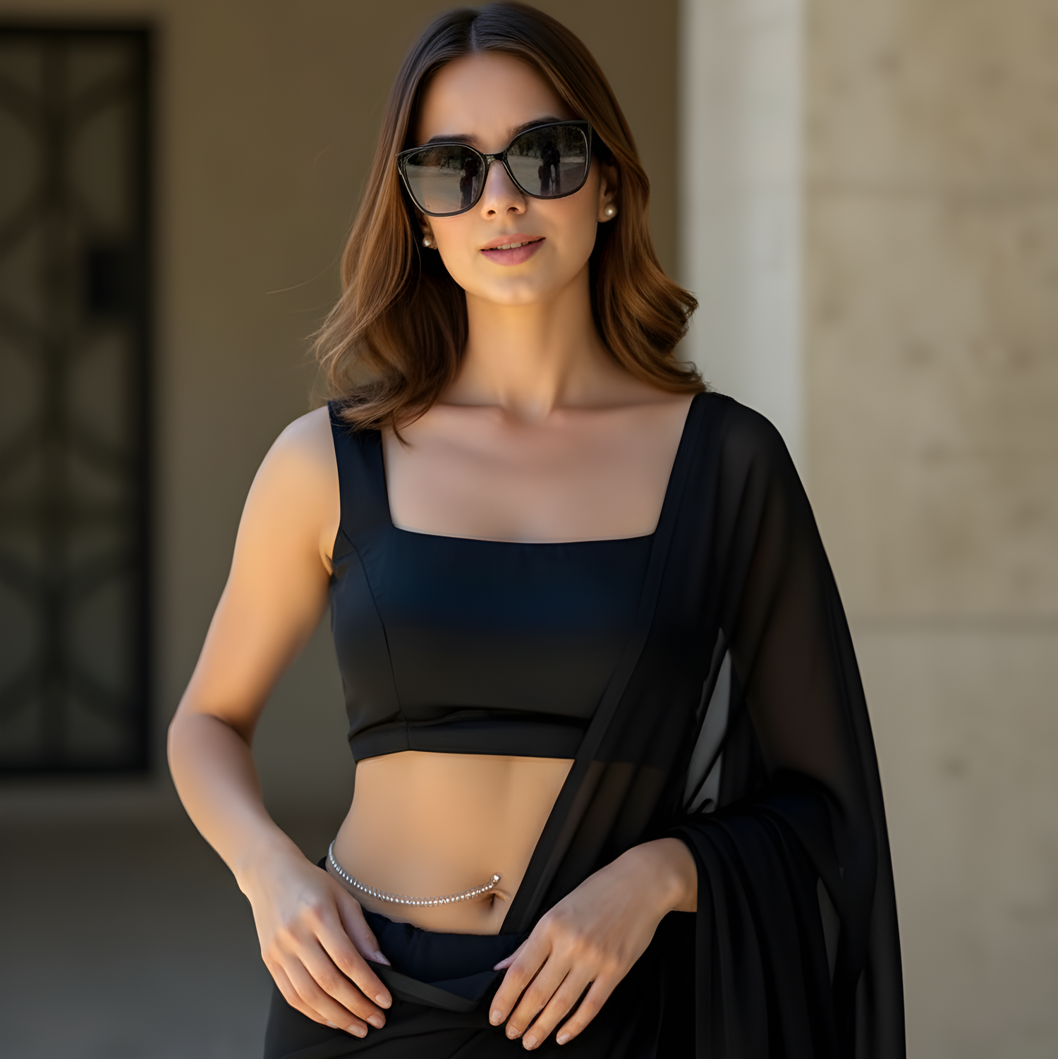 Whisper in Air Chiffon Saree