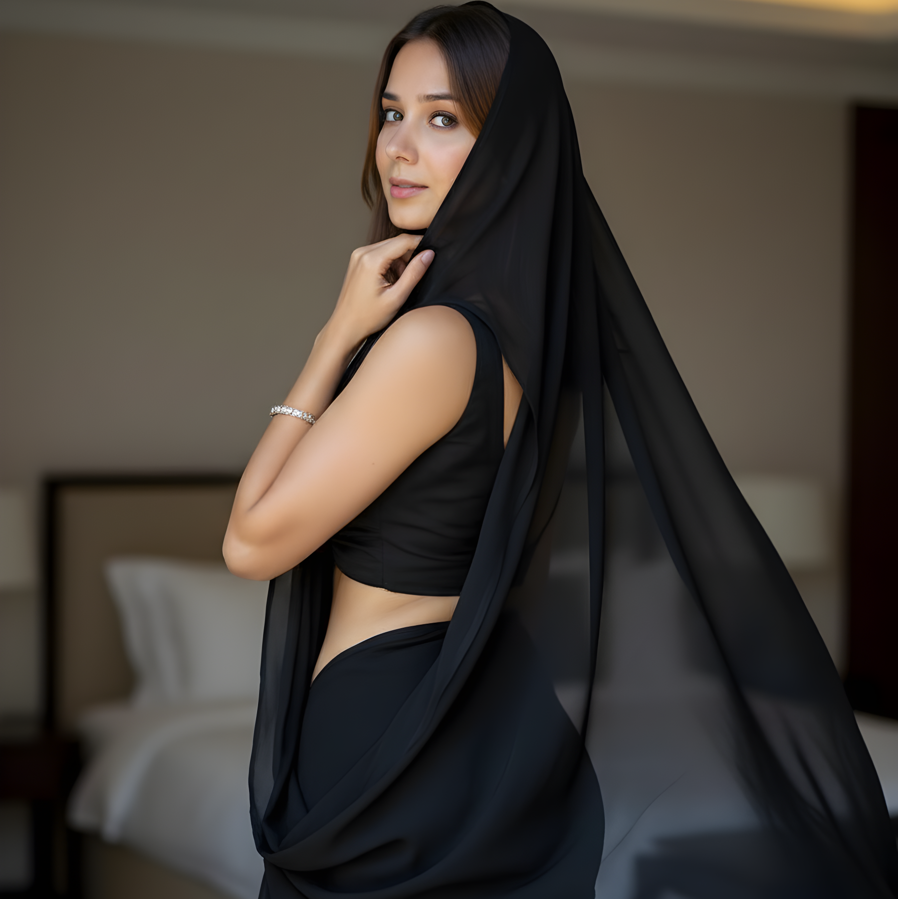 Stardust Seduction After Dark Saree