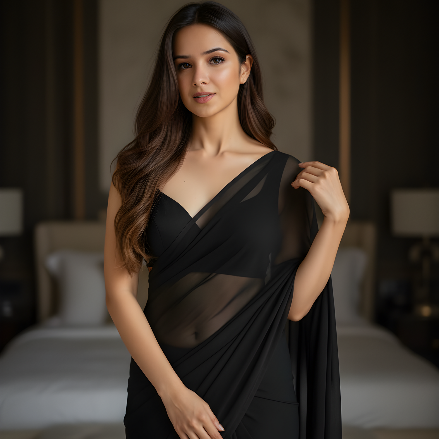 Whisper in Air Chiffon Saree