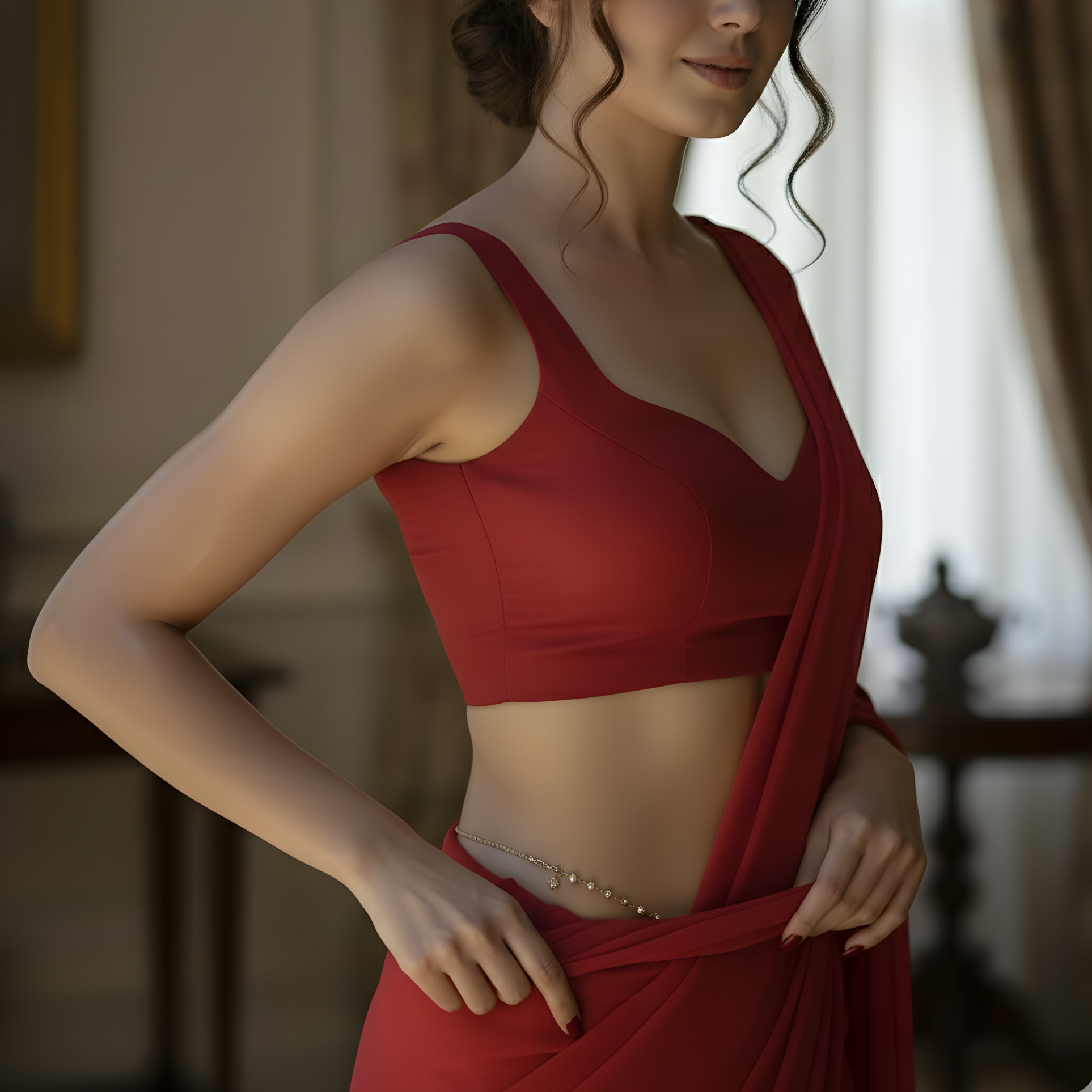 Velvet Temptation After Dark Saree