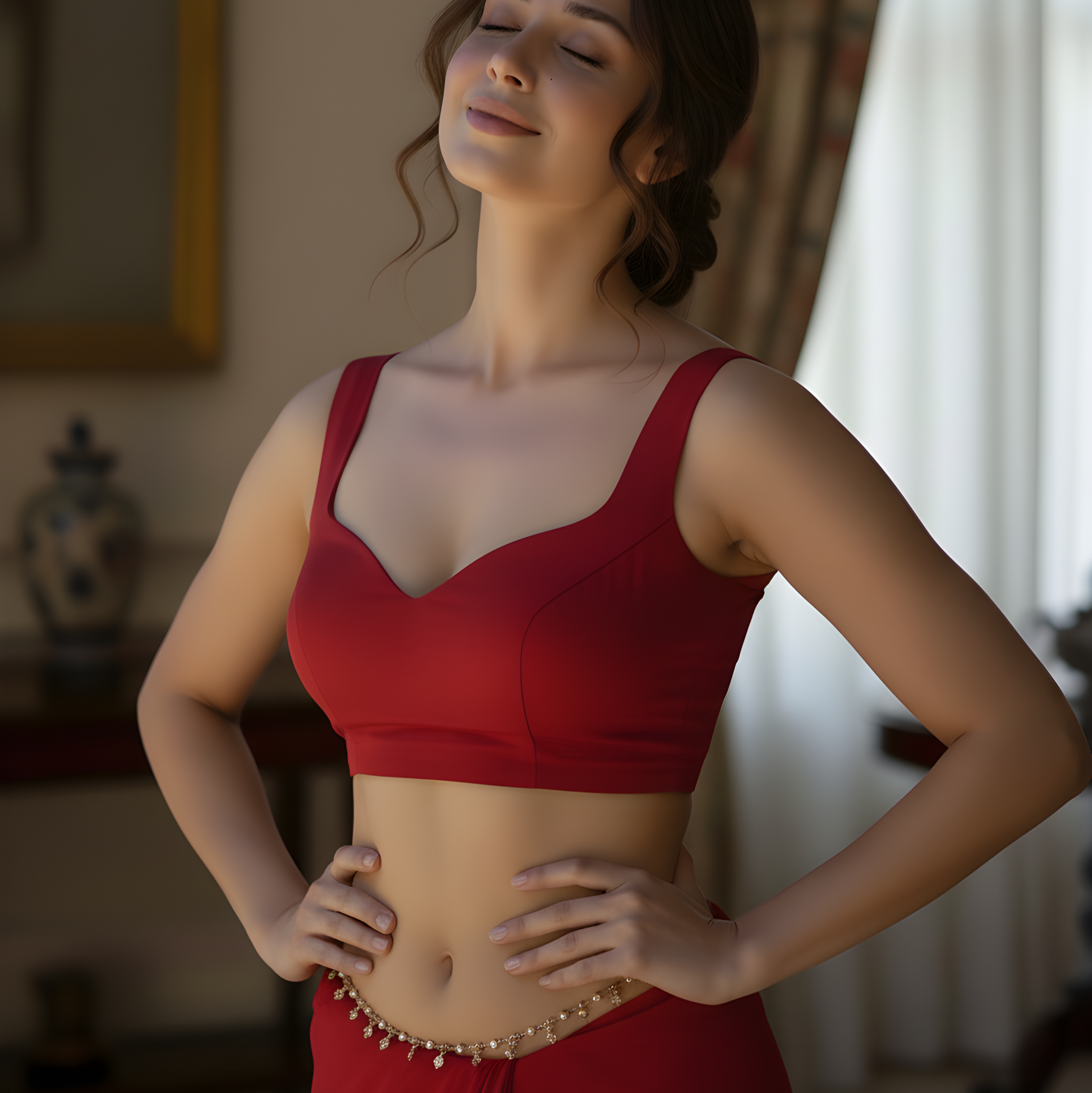 Velvet Temptation After Dark Saree