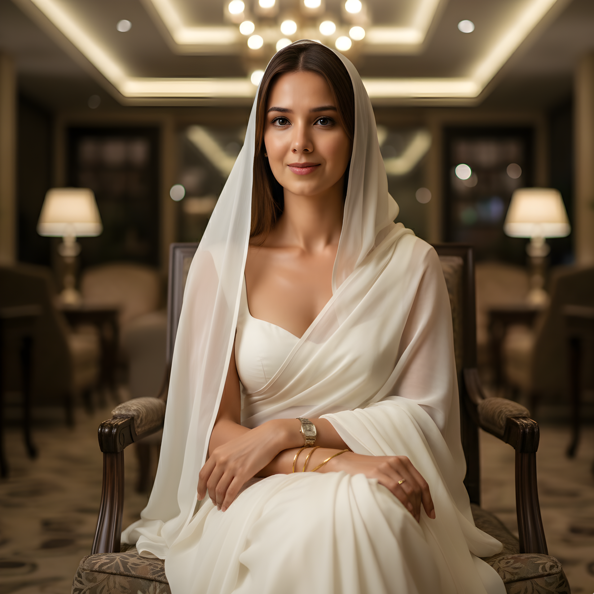 Mysterious Night After Dark Saree