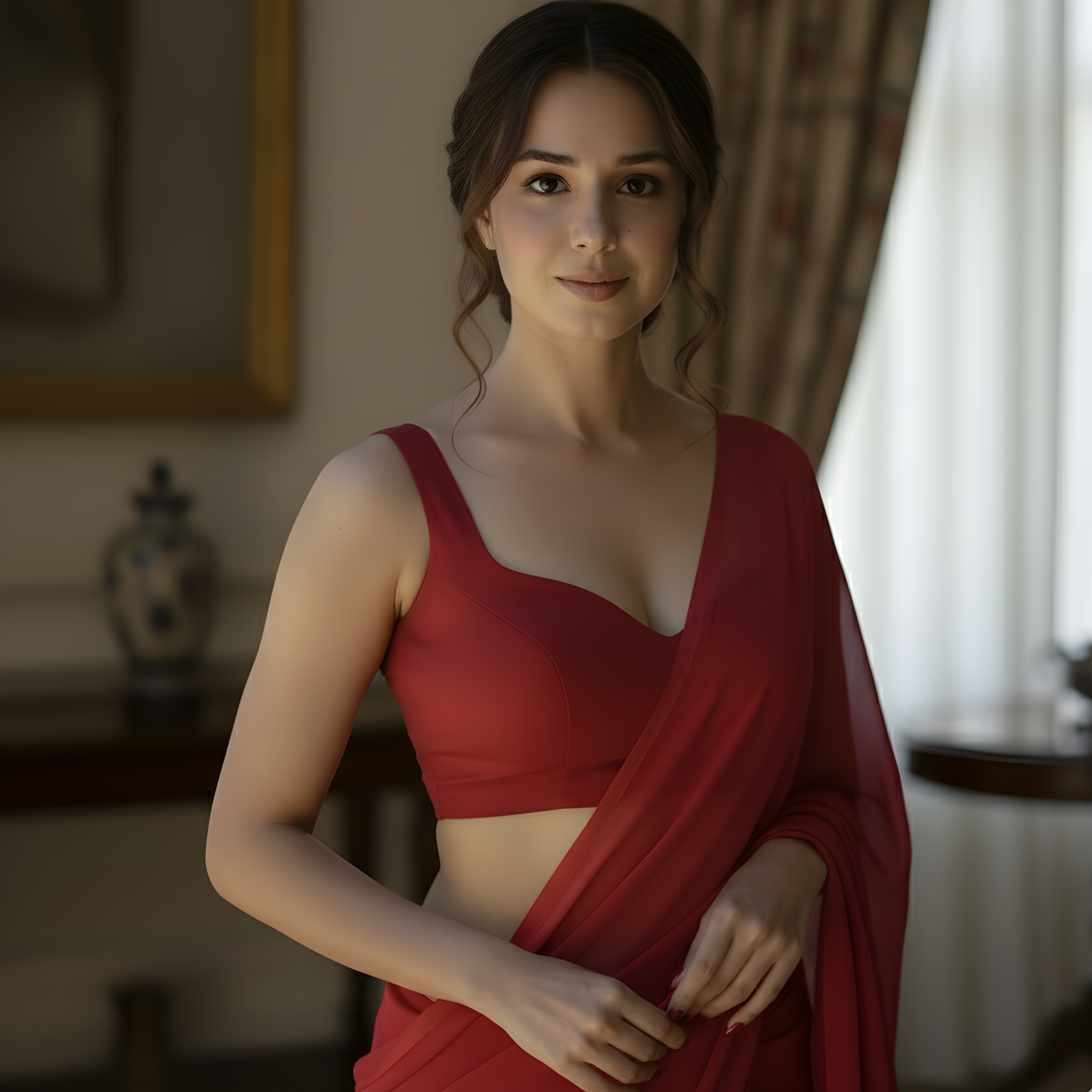 Velvet Temptation After Dark Saree