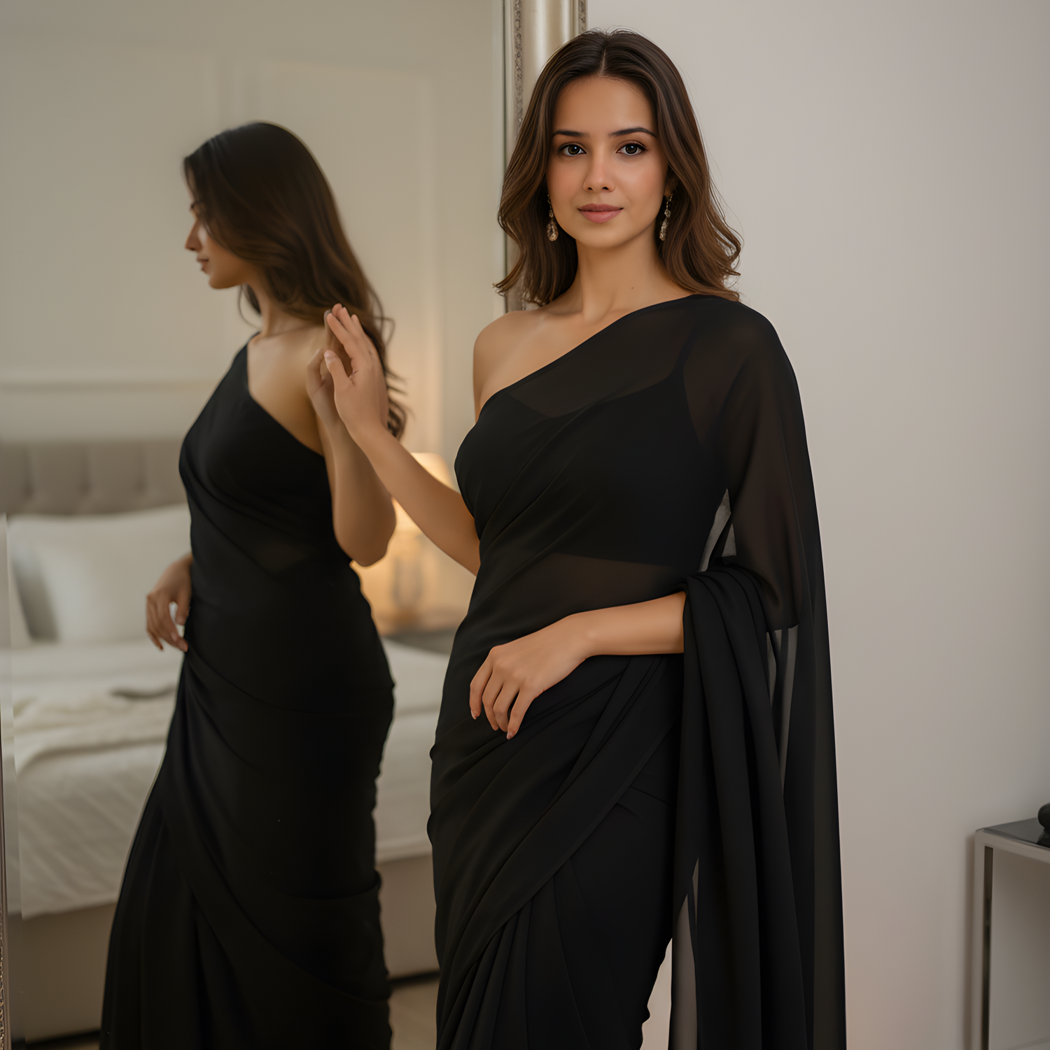 Whisper in Air Chiffon Saree