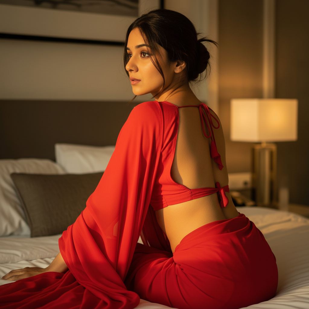 Velvet Temptation After Dark Saree