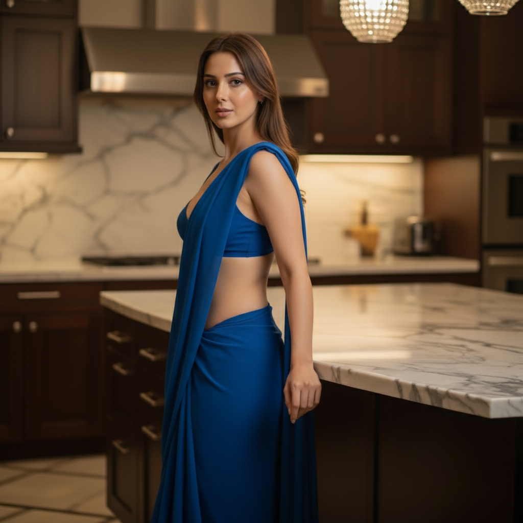 Bare Dusk After Dark Saree