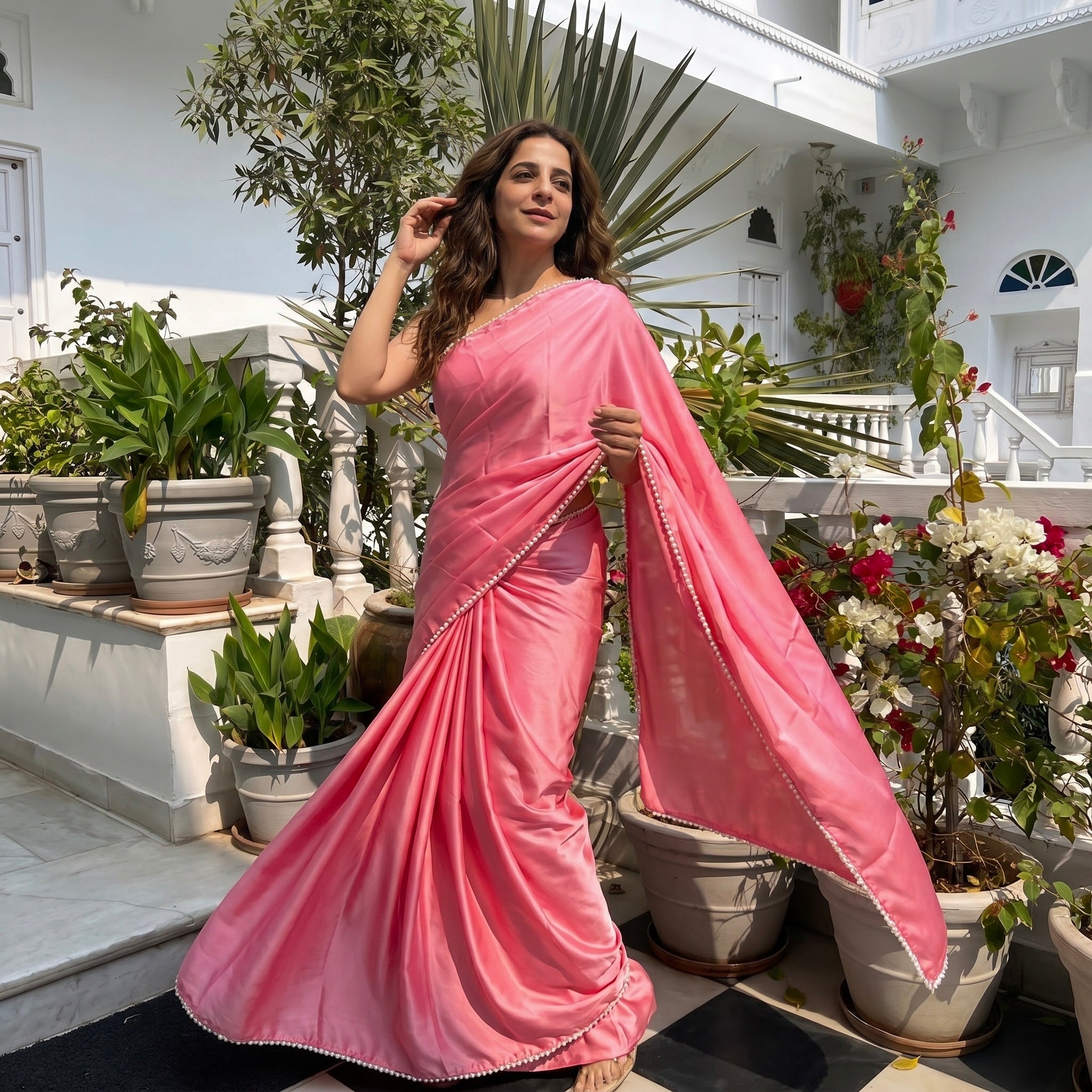 Blush Pearl After Dark Saree