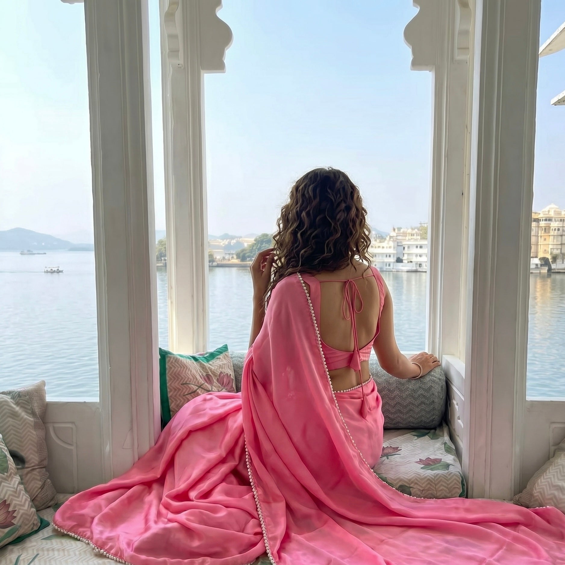 Blush Pearl After Dark Saree