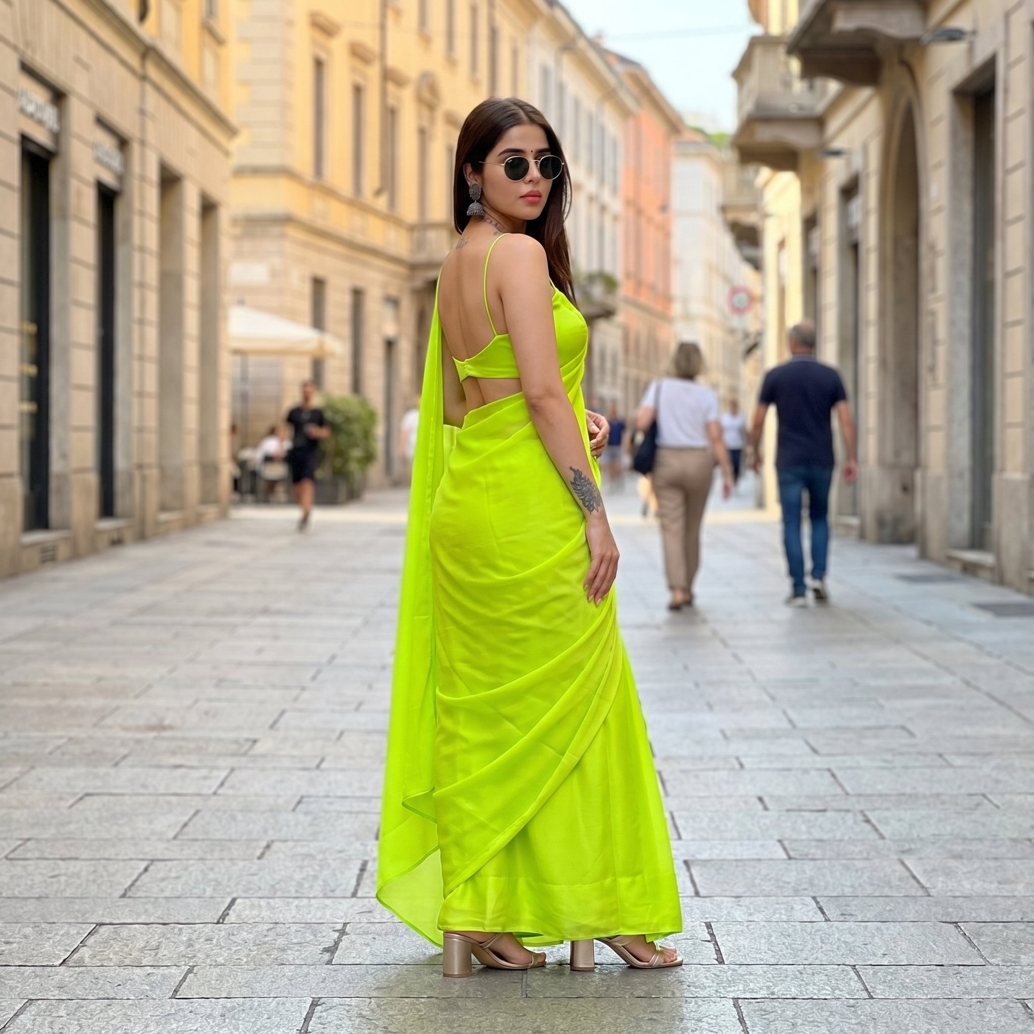 Eden Rush Chiffon Saree