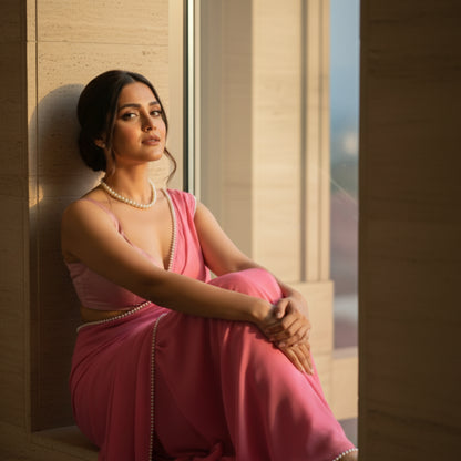 Blush Pearl After Dark Saree