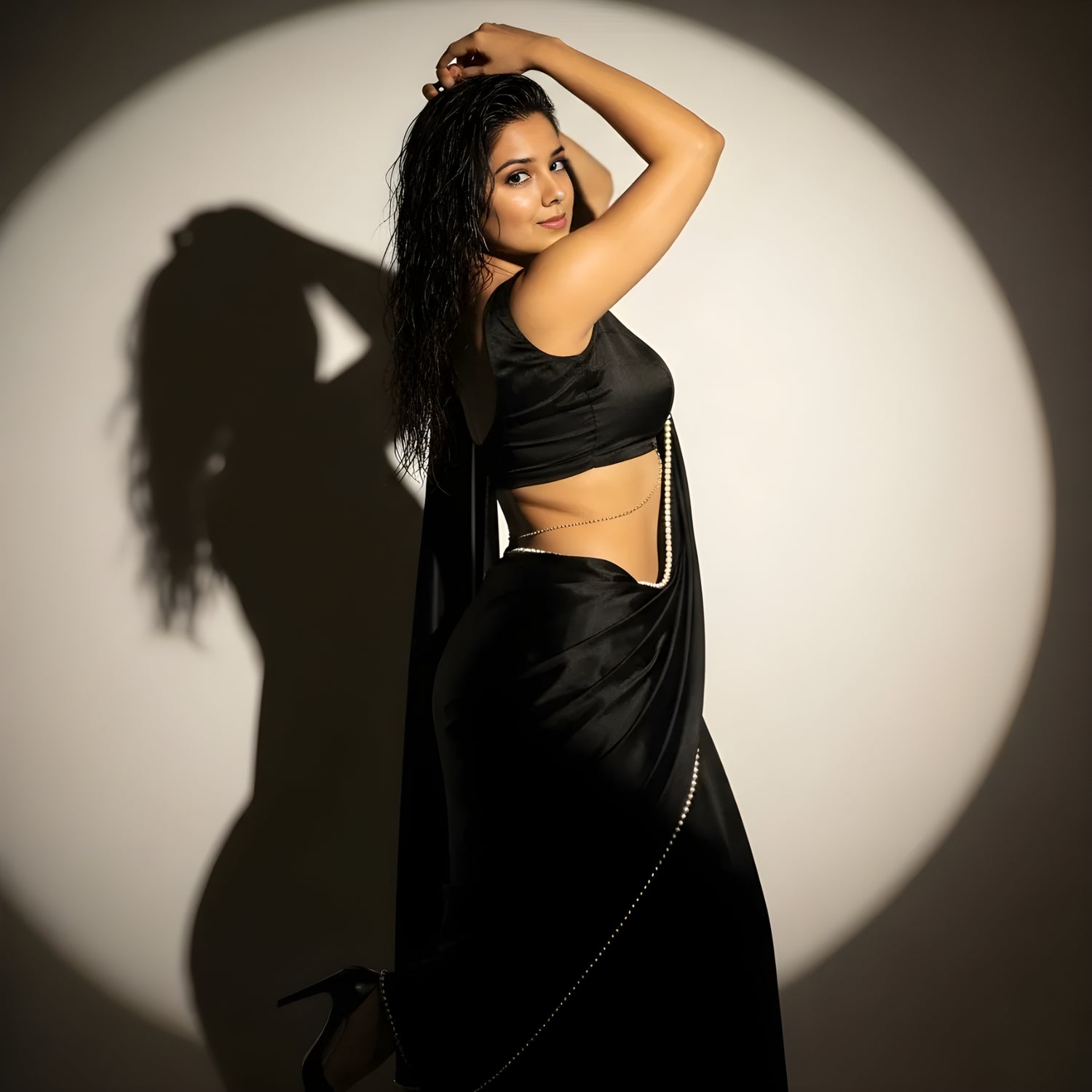 Midnight Pearl After Dark Saree