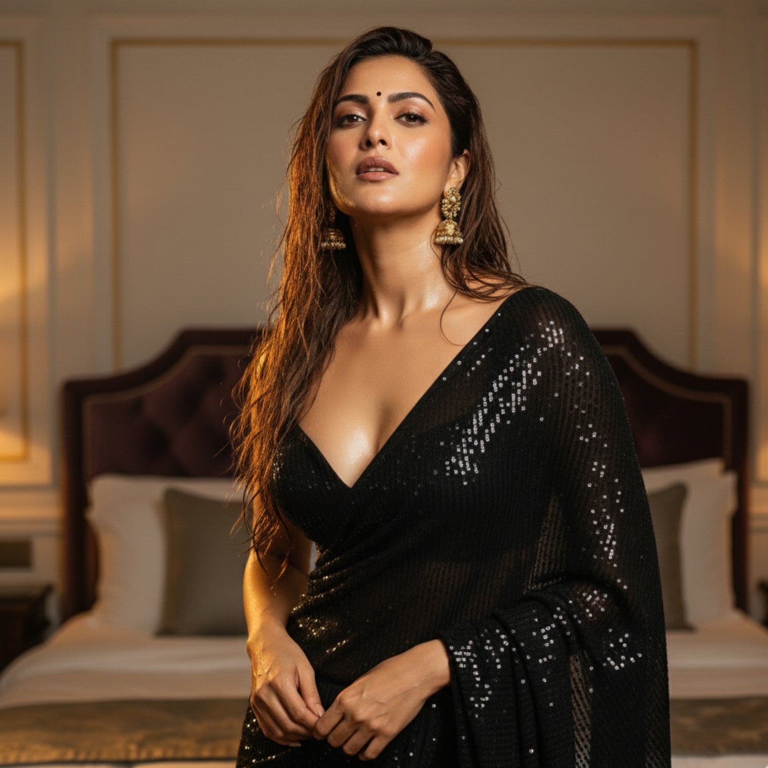 Sparkling Temptation After Dark Saree
