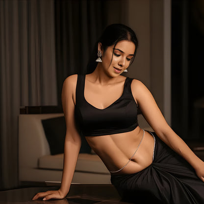 Midnight Pearl After Dark Saree