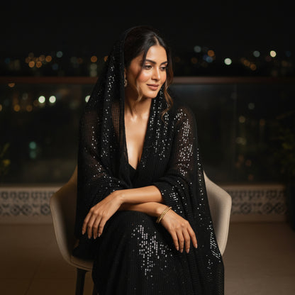 Sparkling Temptation After Dark Saree