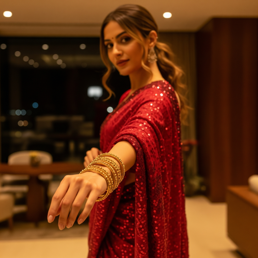 Scarlet Affair After Dark Saree