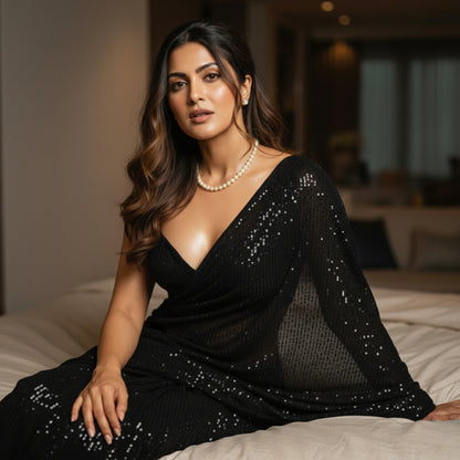 Sparkling Temptation After Dark Saree