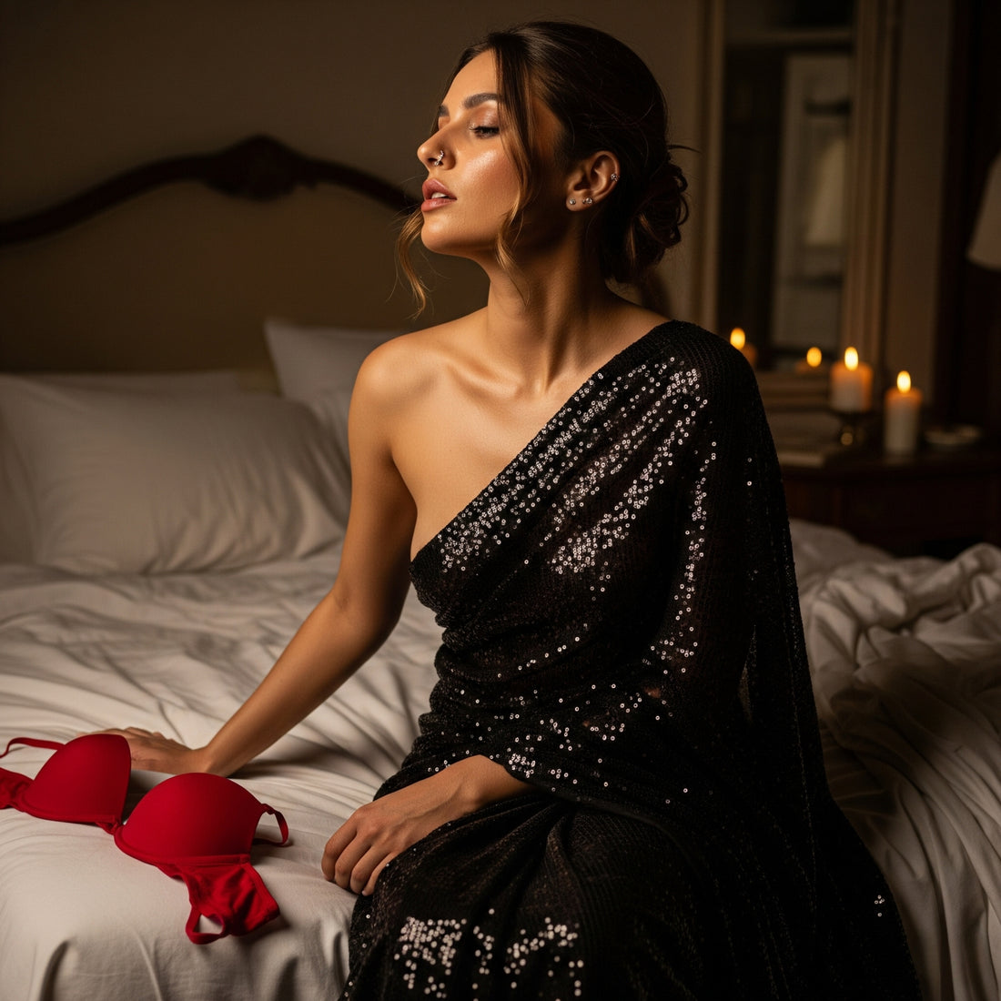 Sparkling Temptation After Dark Saree