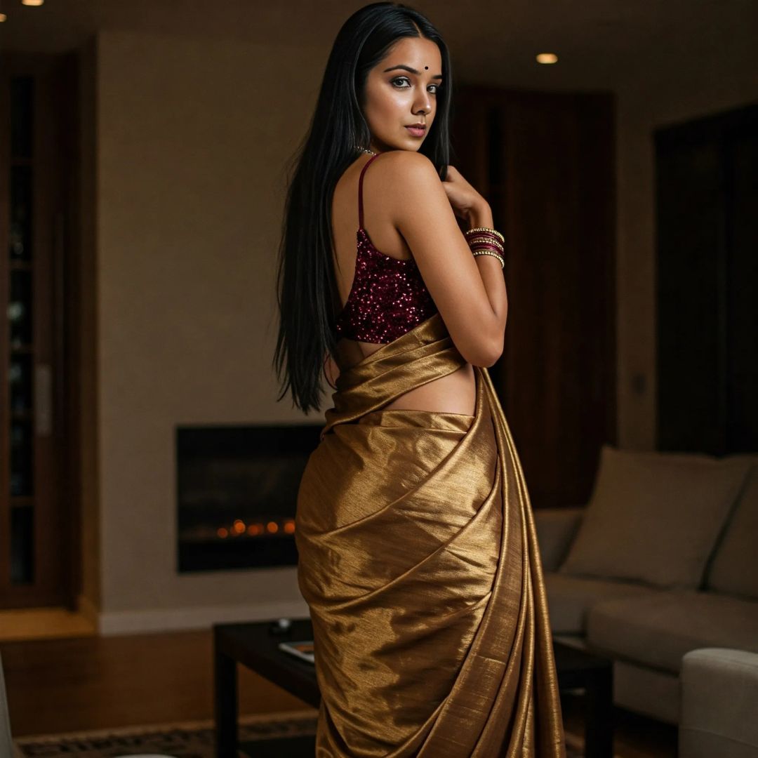 Molten Muse After Dark Saree