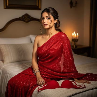 Scarlet Affair After Dark Saree