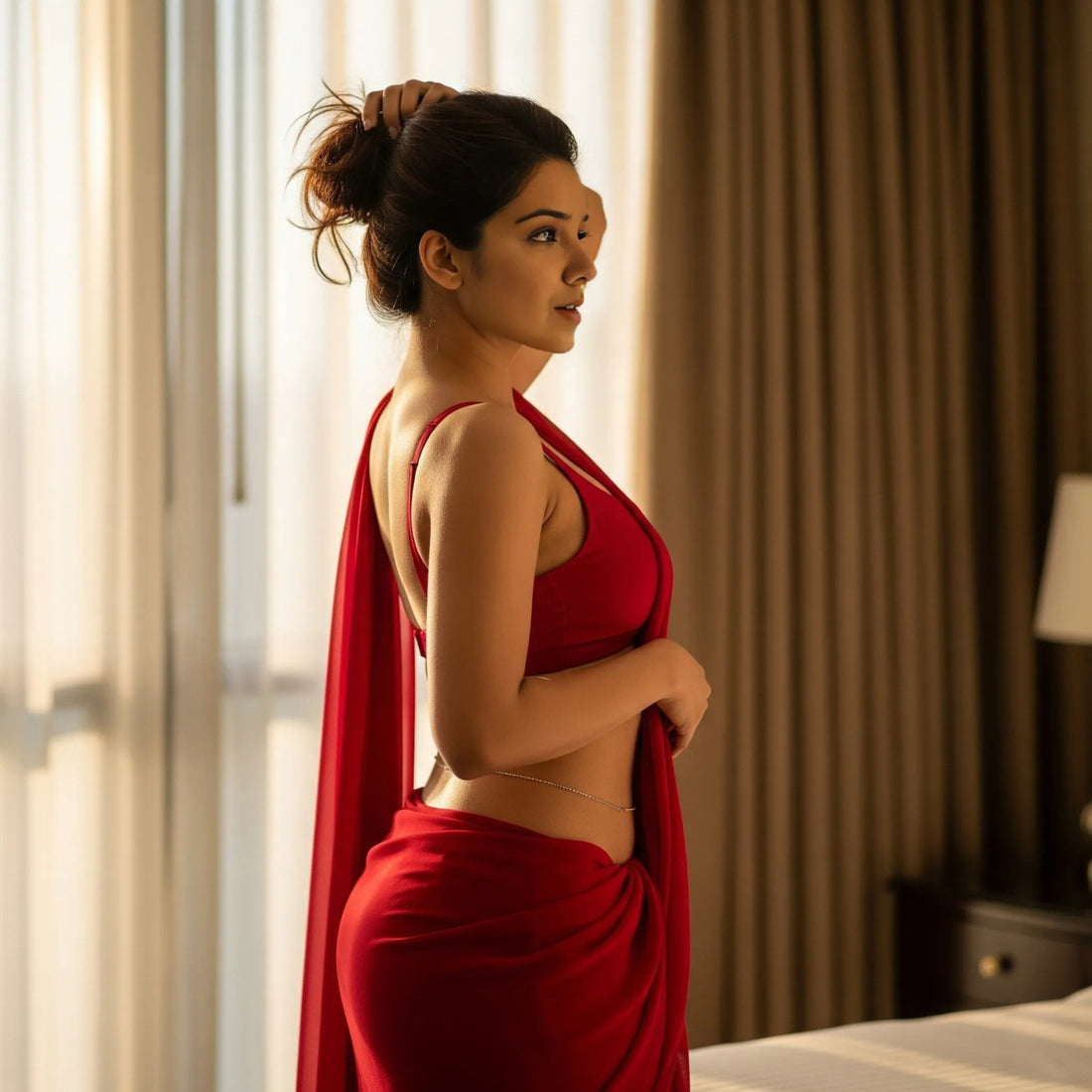 Velvet Temptation After Dark Saree