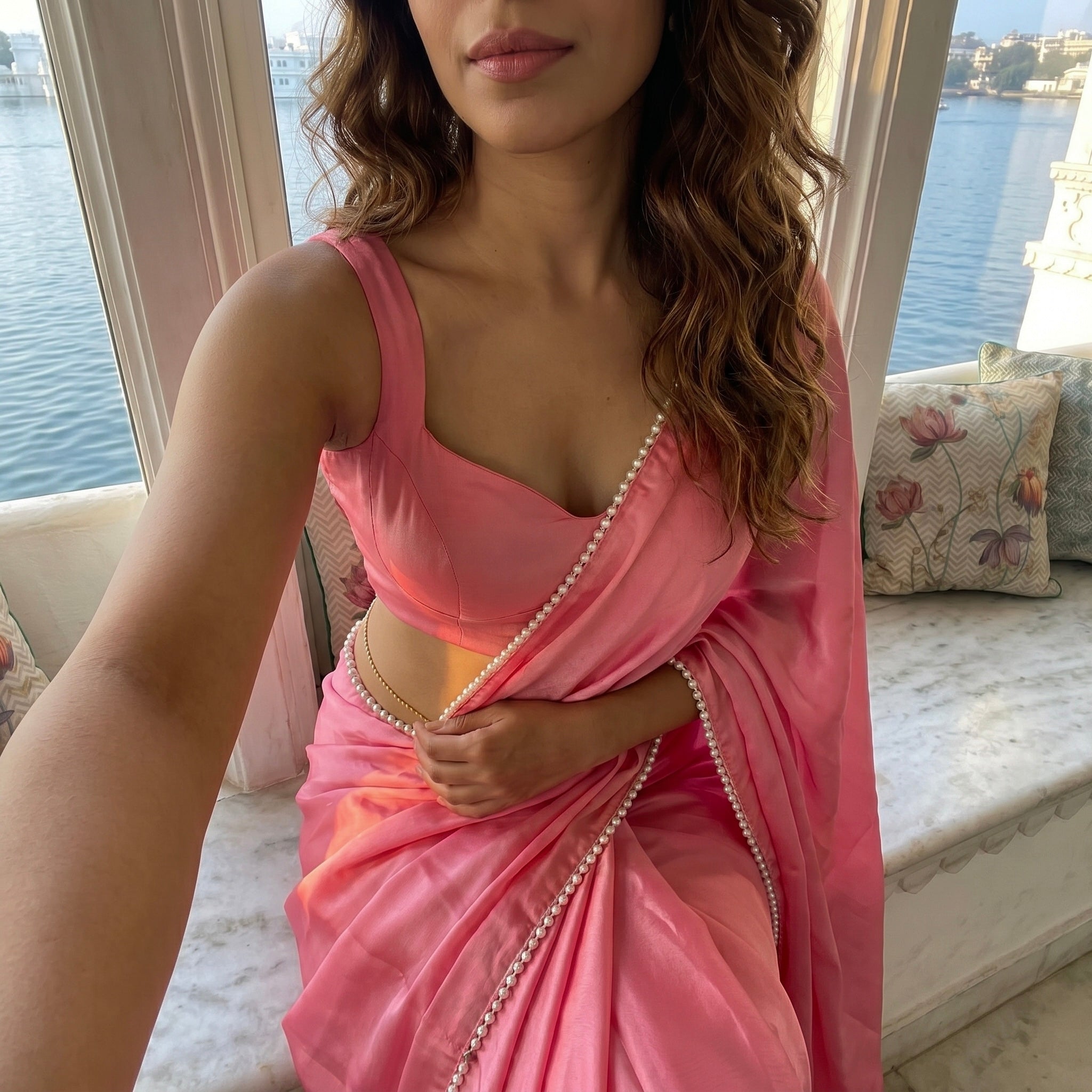 Blush Pearl After Dark Saree