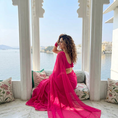 Flare Temptation Chiffon Saree