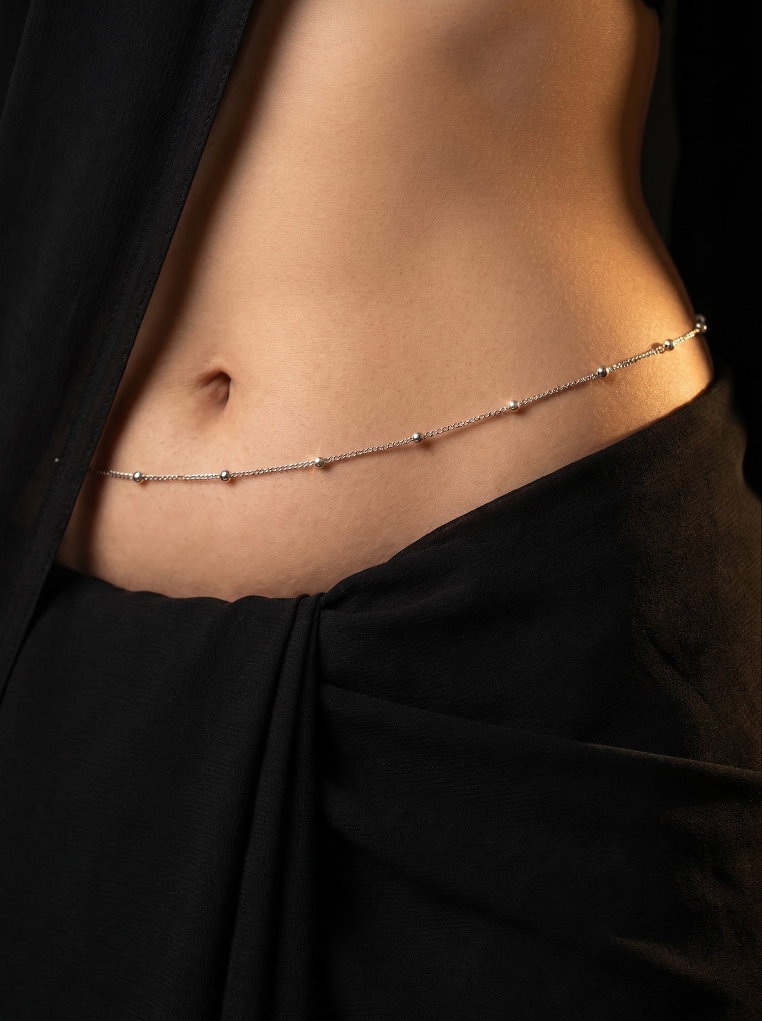 Stardust Seduction After Dark Saree with Belly Chain