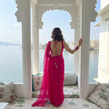 Flare Temptation Chiffon Saree