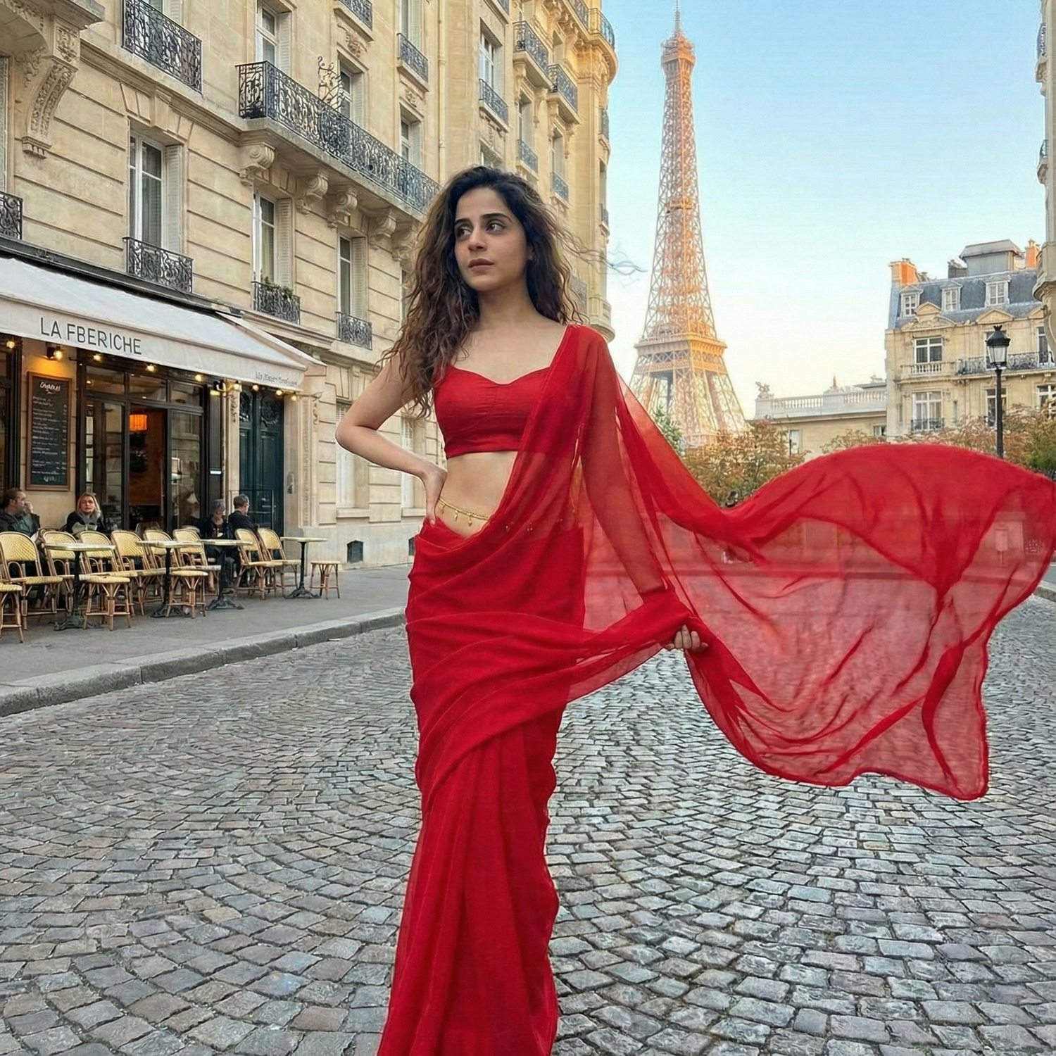 Velvet Temptation After Dark Saree