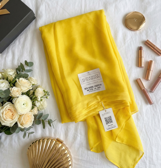Amber Breath Chiffon Saree