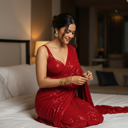 Scarlet Affair After Dark Saree